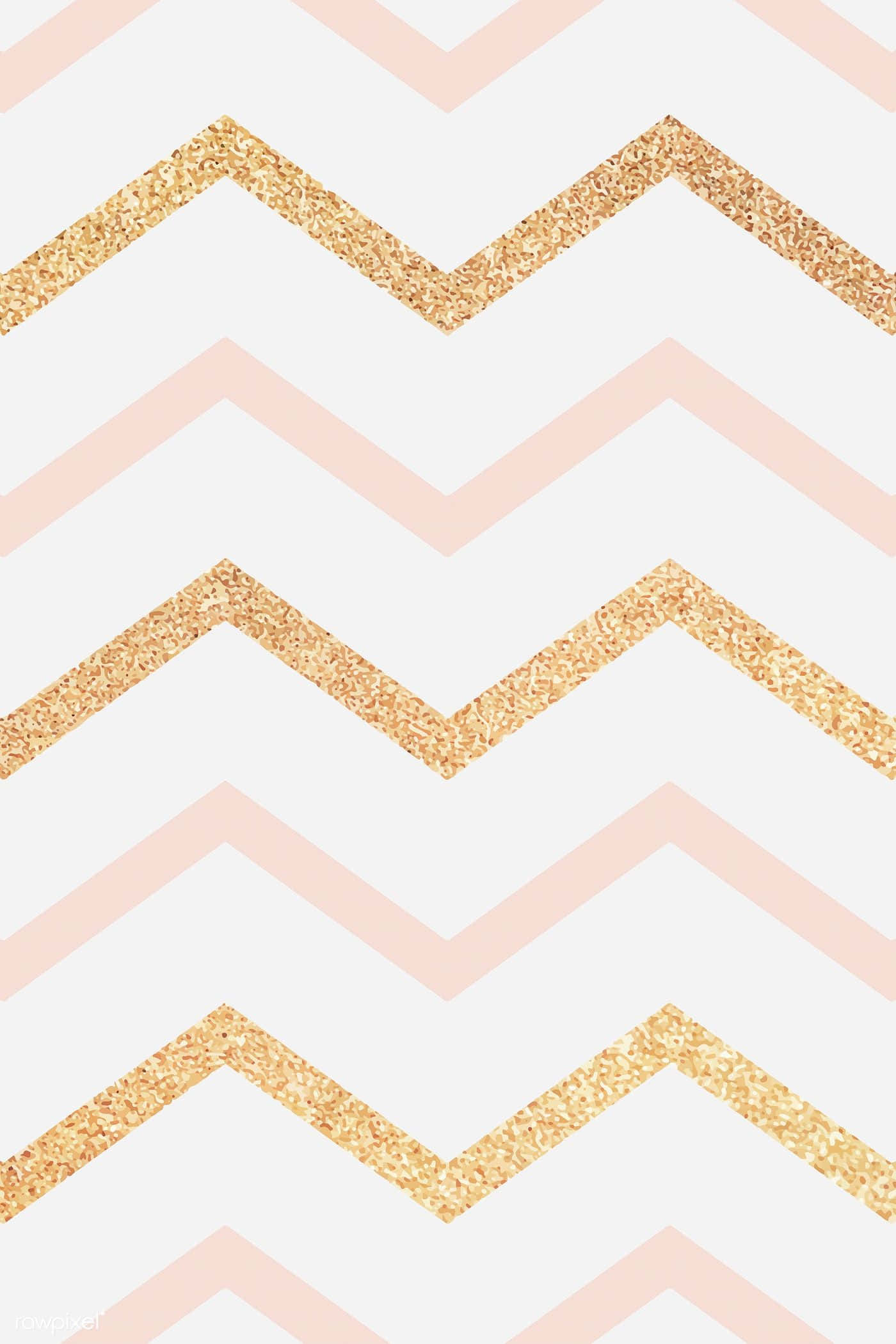 chevron pattern, glittery gold lines, soft pink accents, Full HD Phone Wallpaper