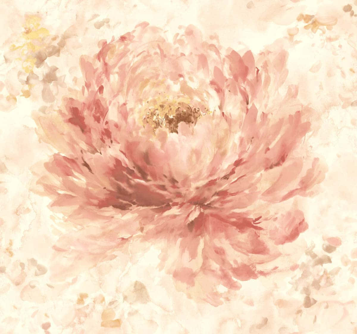 blush pink, creamy textured background, golden accents, SD Desktop Wallpaper