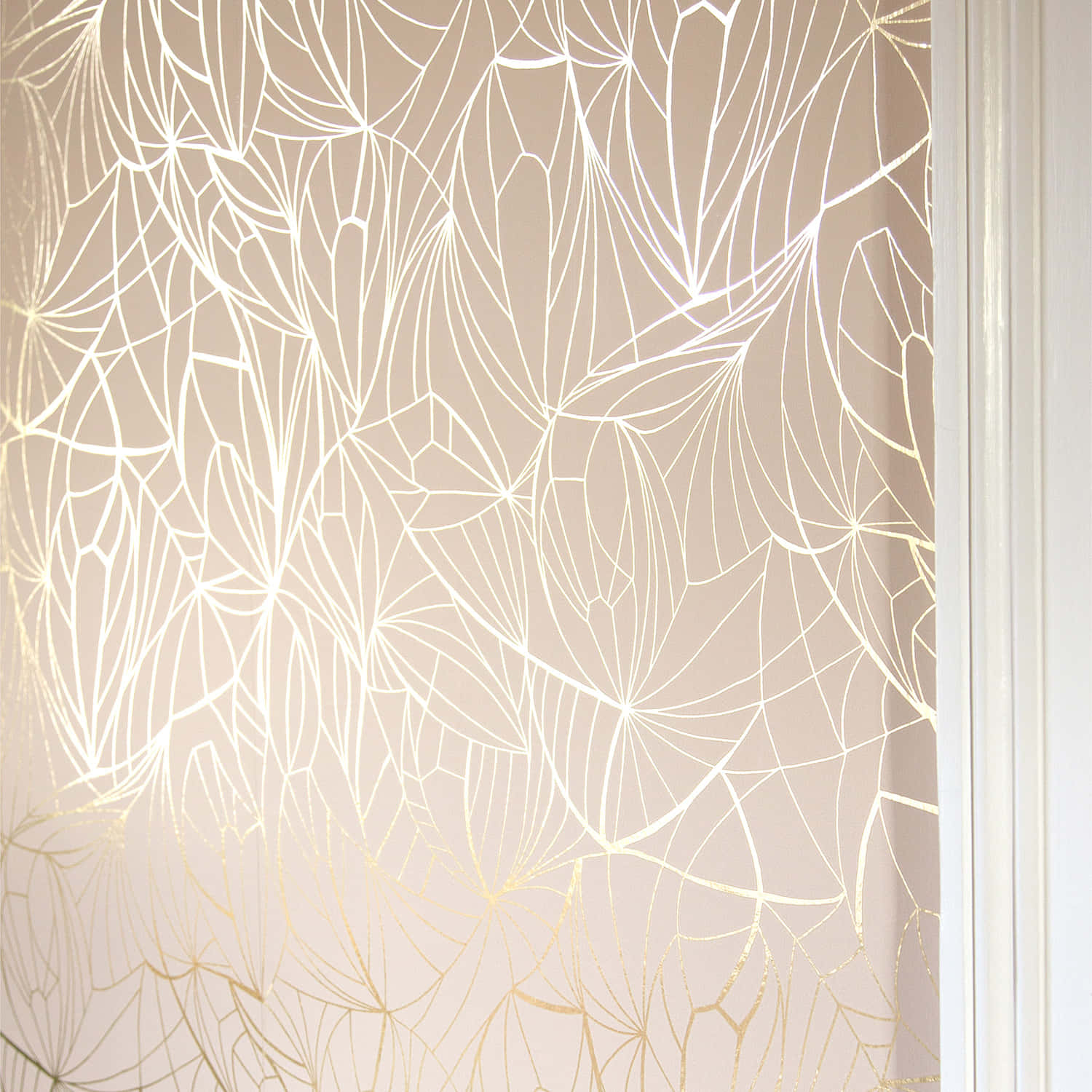 pink and gold, beige, white and gold leaf, HD Desktop Wallpaper