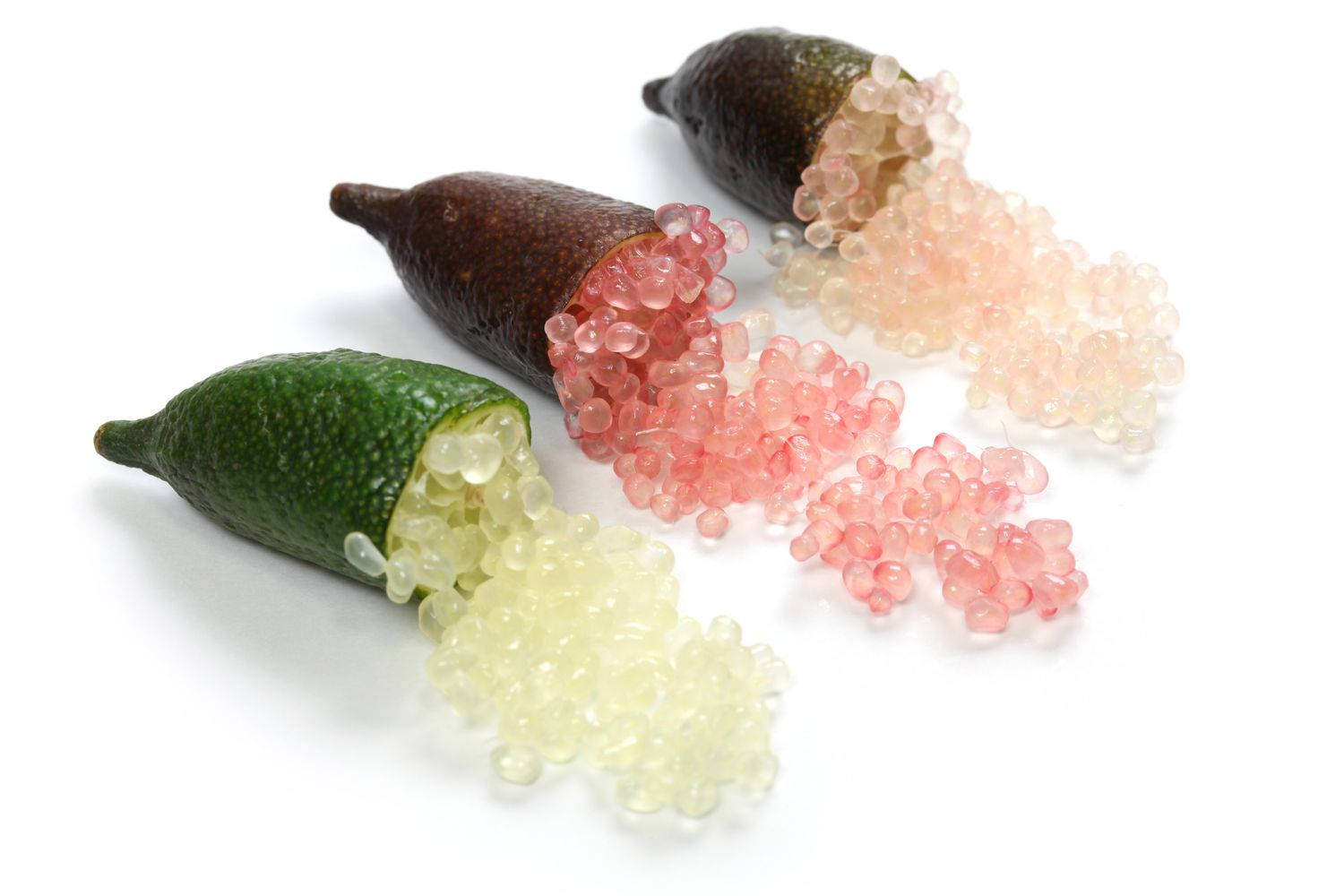 finger limes, pink, pale yellow, HD Desktop Wallpaper