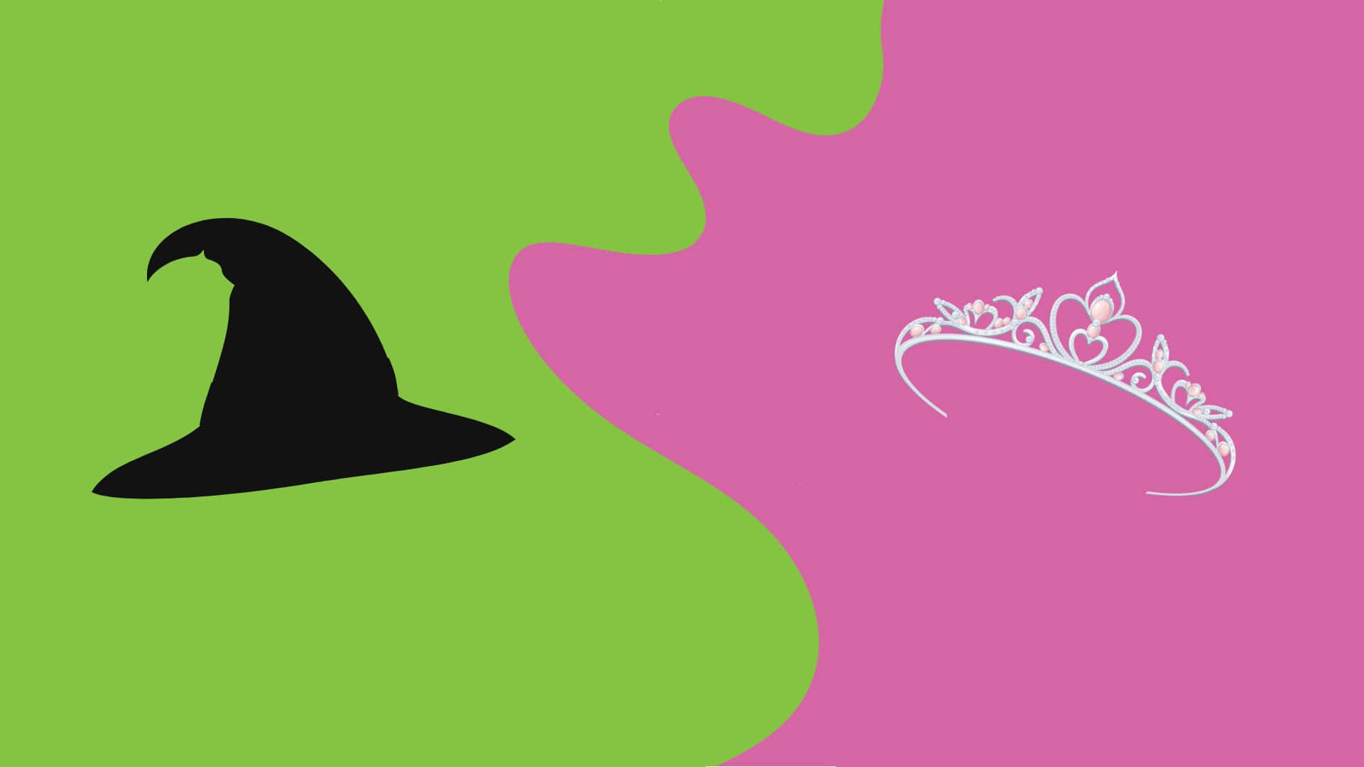 witch hat, tiara, green, Full HD Desktop Wallpaper