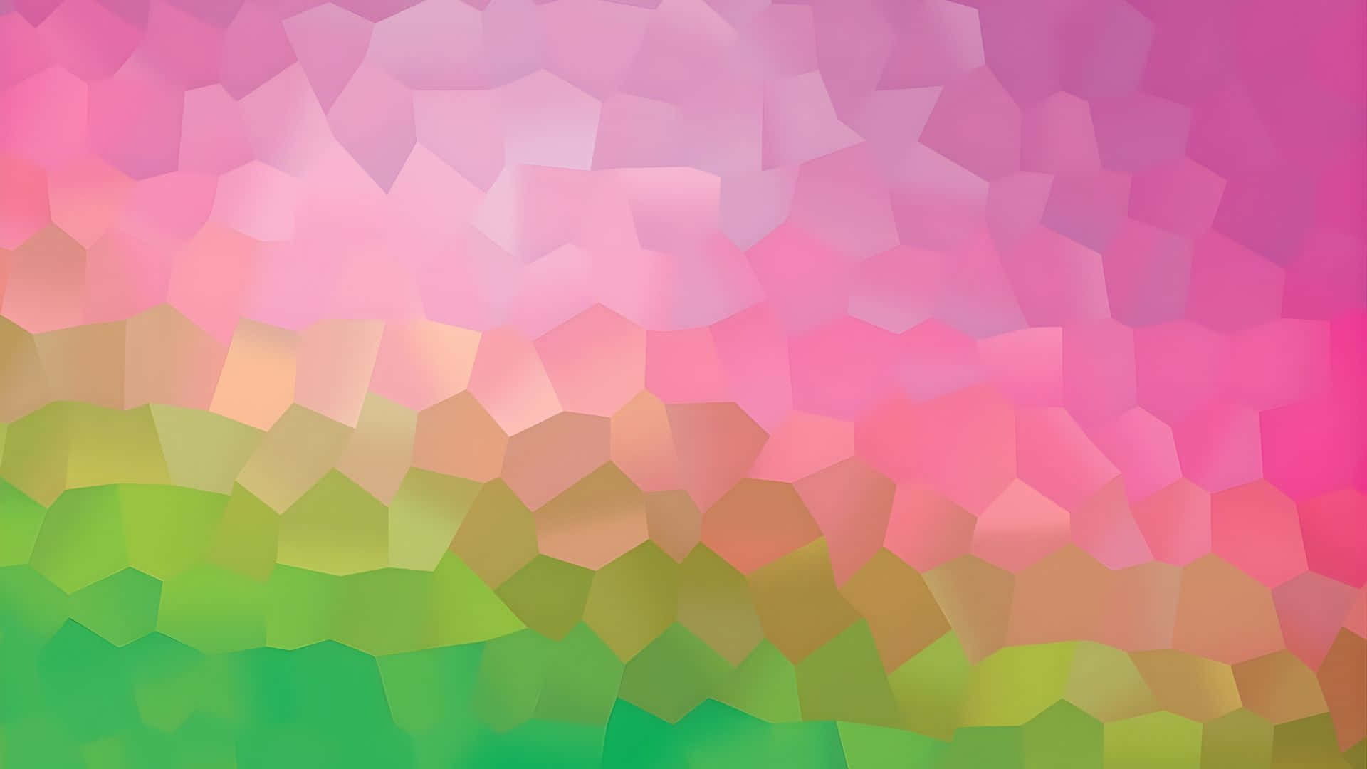pink and green, abstract, polygonal tiles, Full HD Desktop Wallpaper