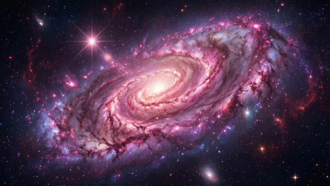 Pink And Purple Galaxy