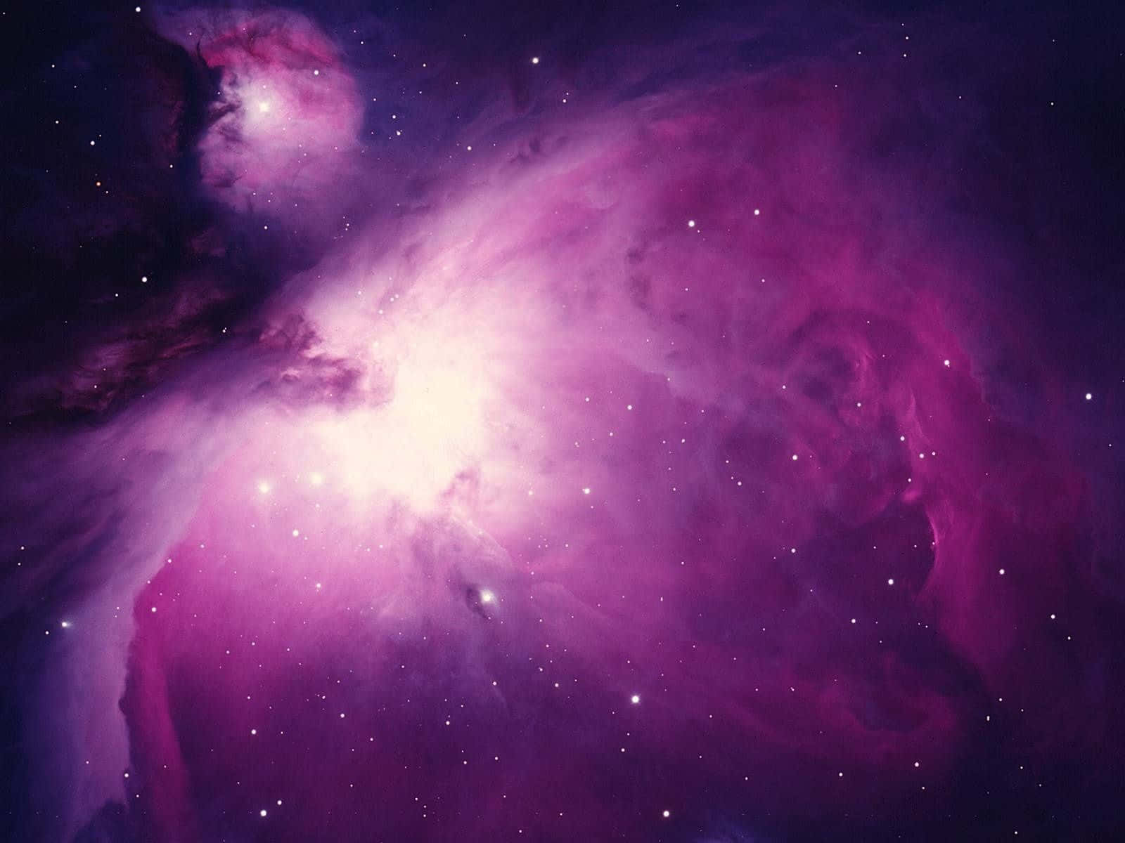 Pink And Purple Galaxy, vibrant cosmic nebula, radiant pink and purple clouds, HD Desktop Wallpaper