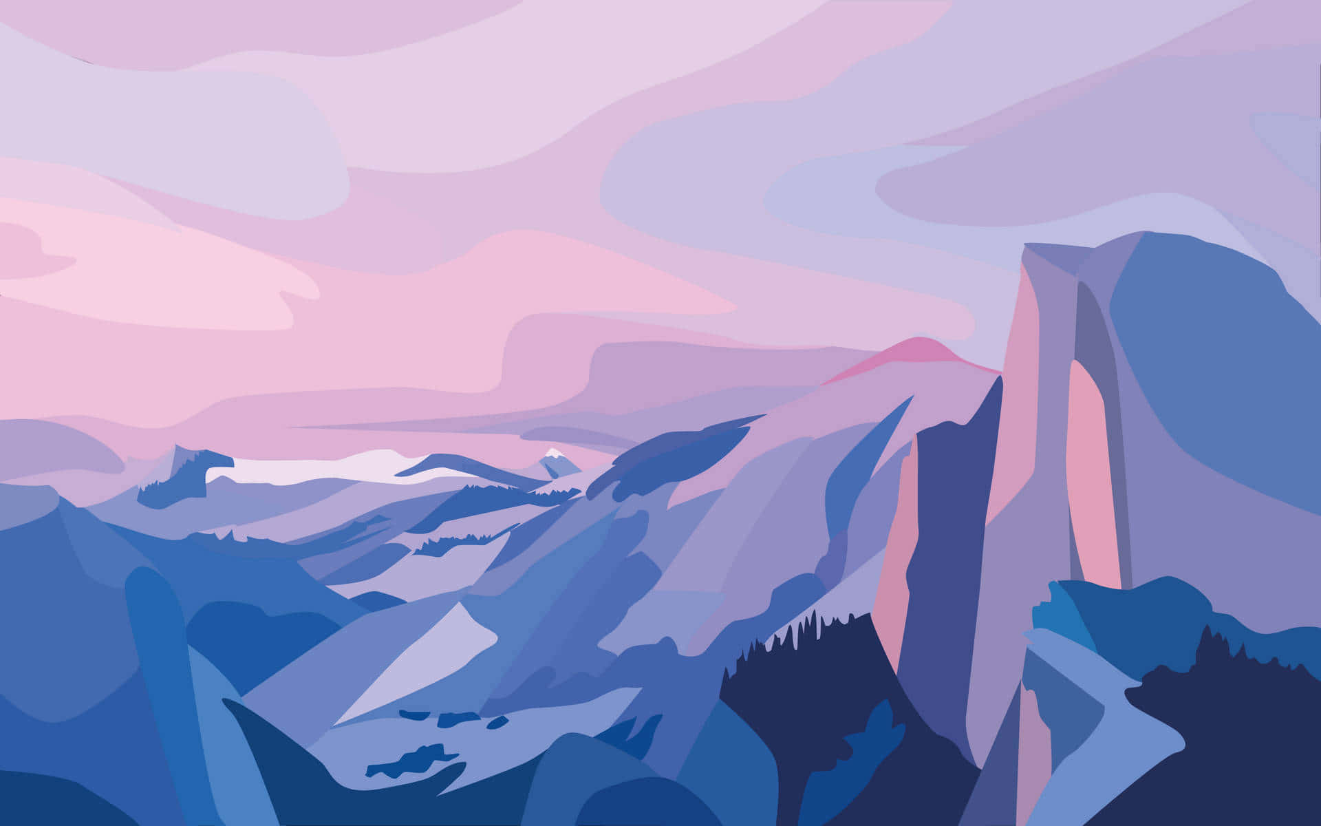 pastel pink, pastel purple, pastel sky, Full HD Desktop Wallpaper