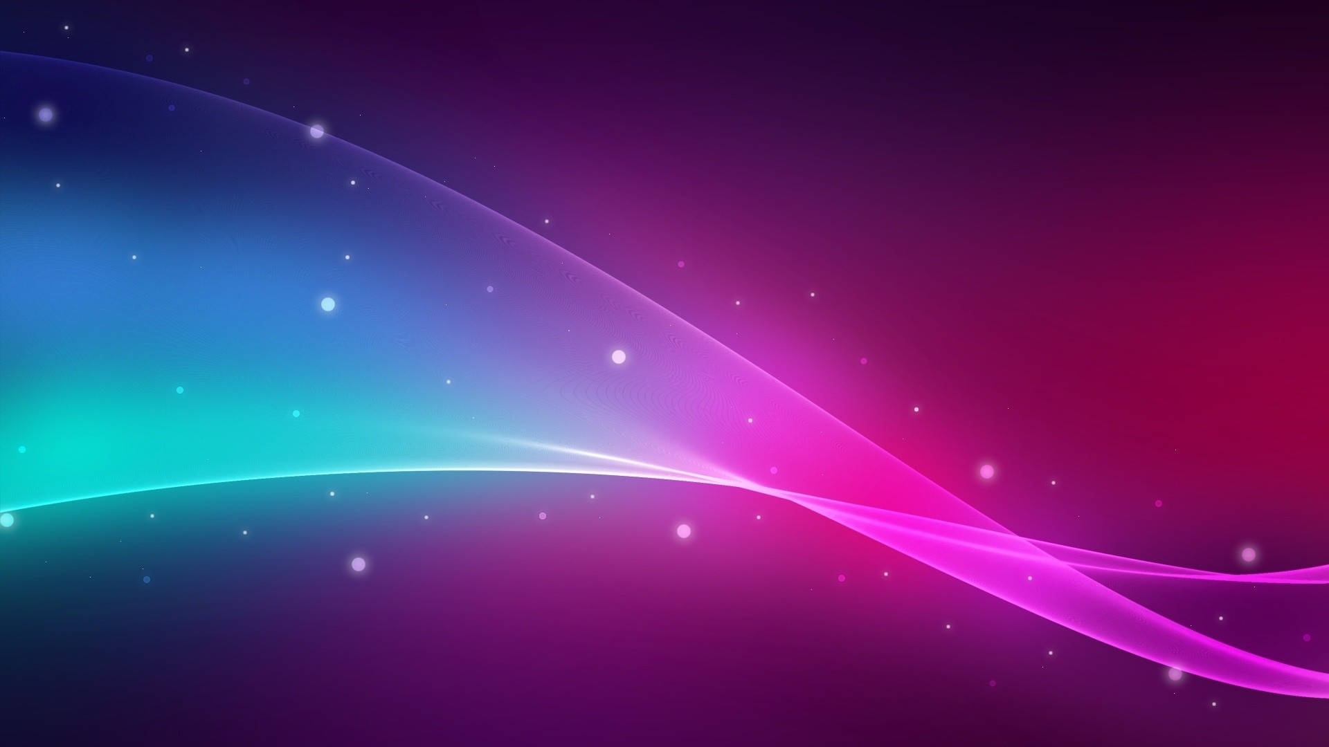 blue, magenta, glowing particles, Full HD Desktop Wallpaper