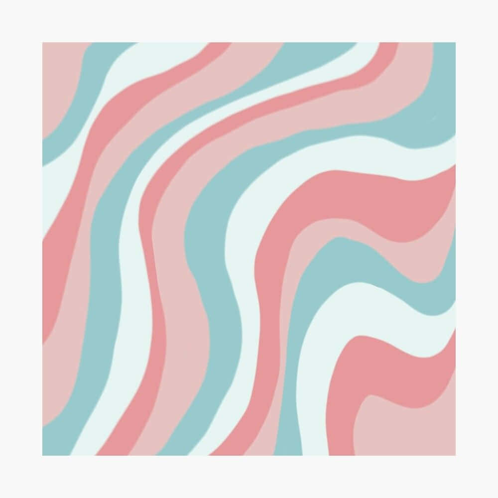 pastel pink, teal, white, SD Desktop Wallpaper