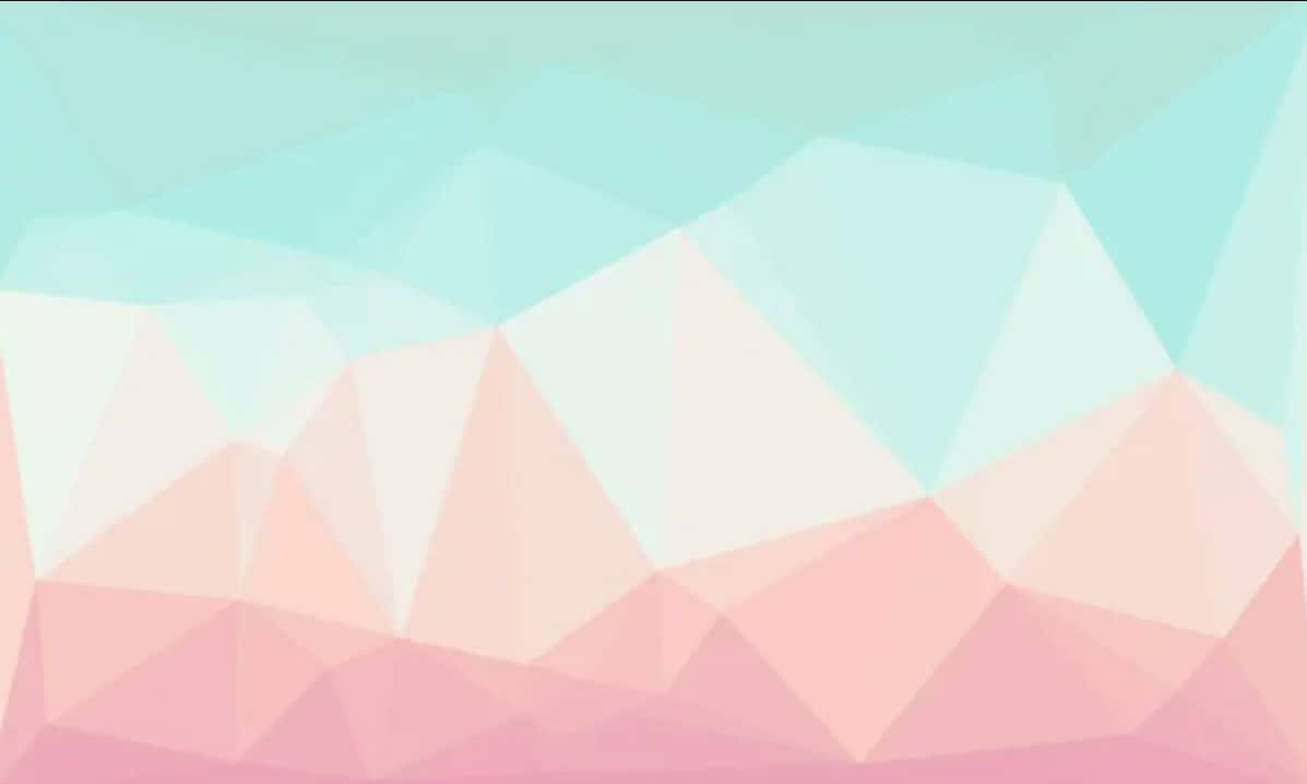 Pink And Teal, geometric, triangular facets, SD Desktop Wallpaper