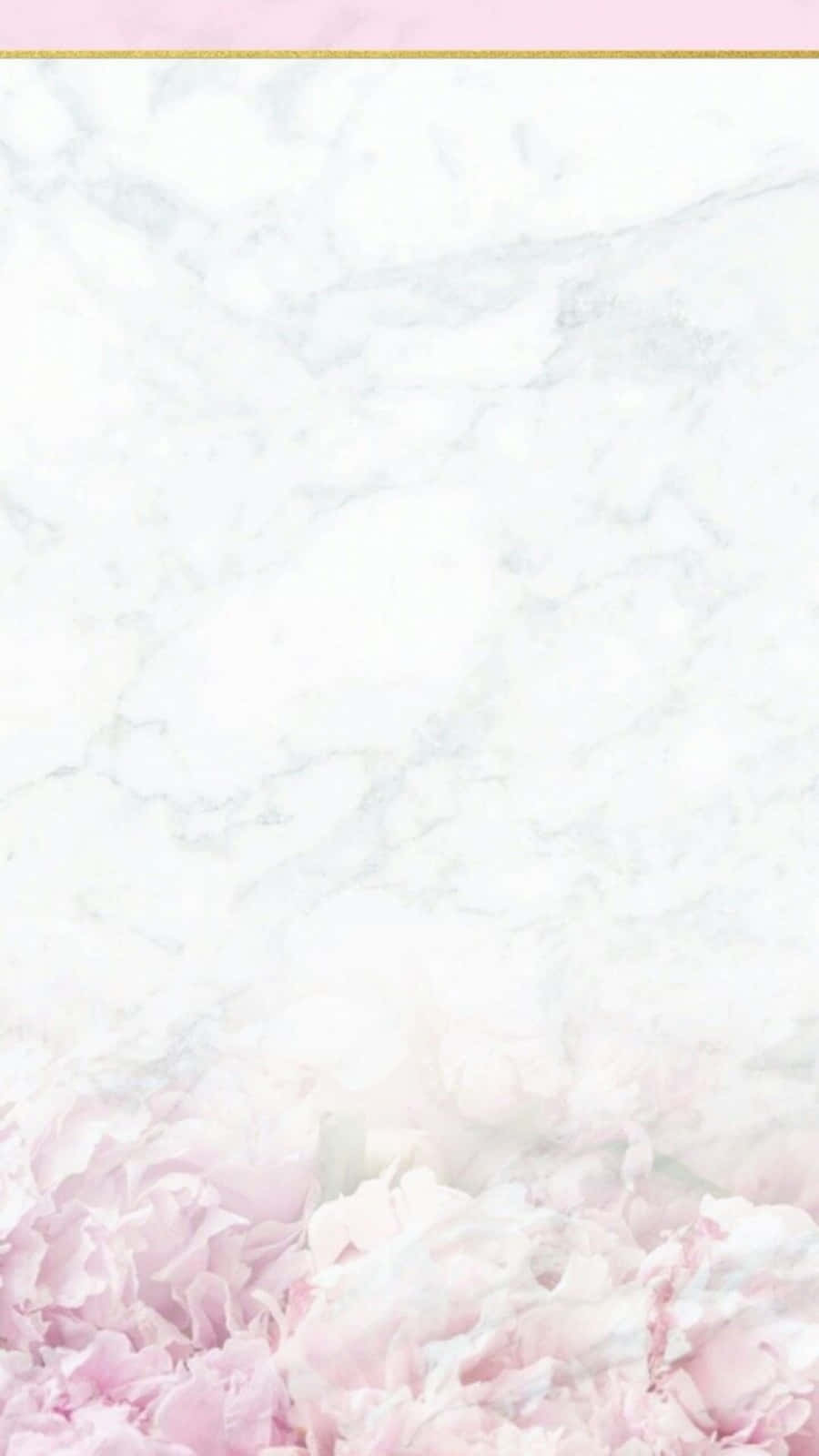pink peonies, white marble background, delicate pink border, HD Phone Wallpaper