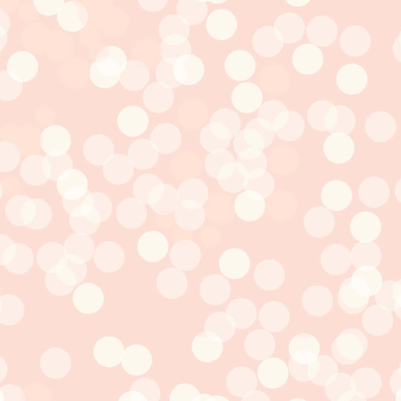 pink and white aesthetic, soft pink background, creamy white bokeh circles, HD Desktop Wallpaper