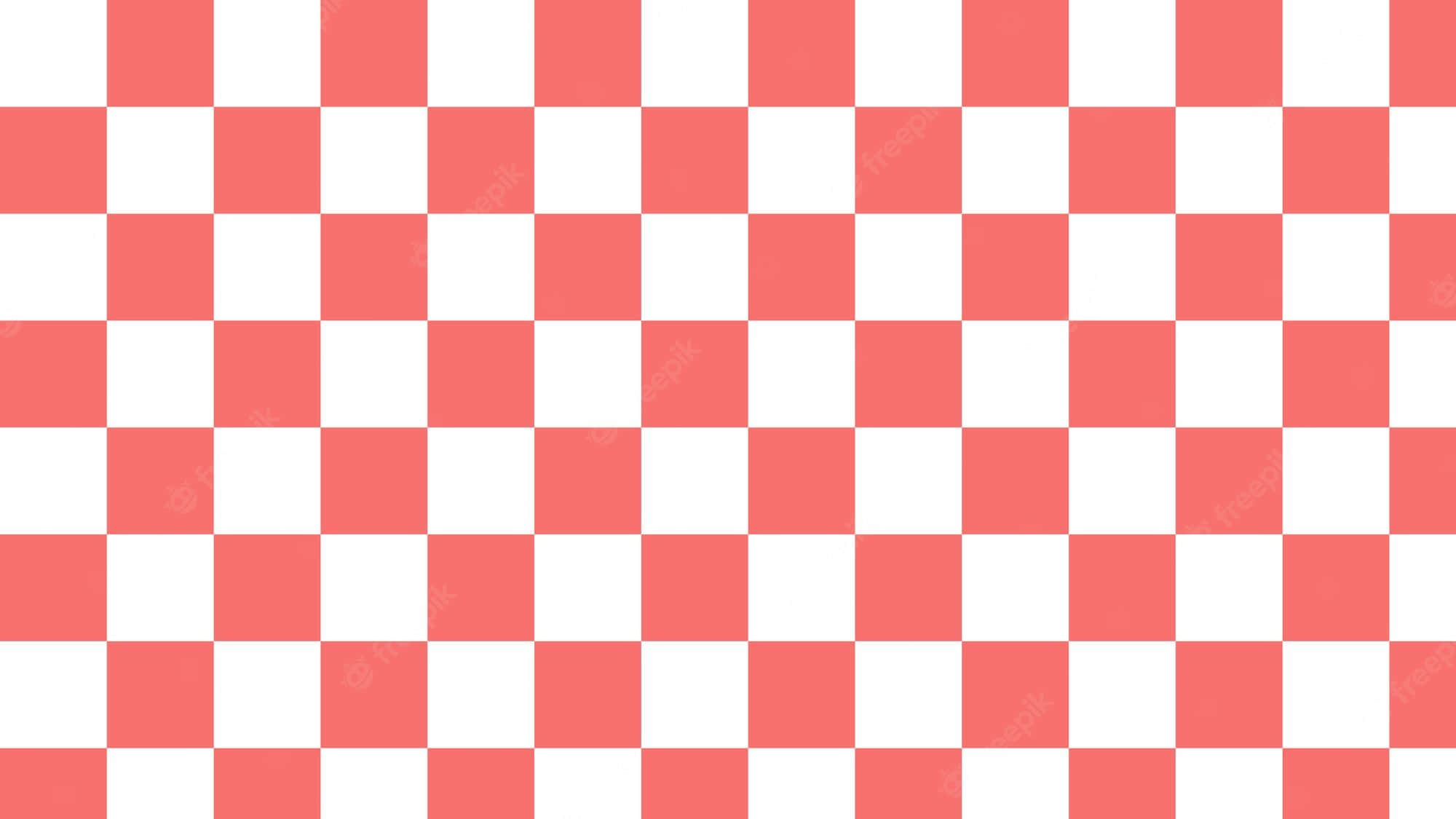 coral, white, checkerboard, Full HD Desktop Wallpaper