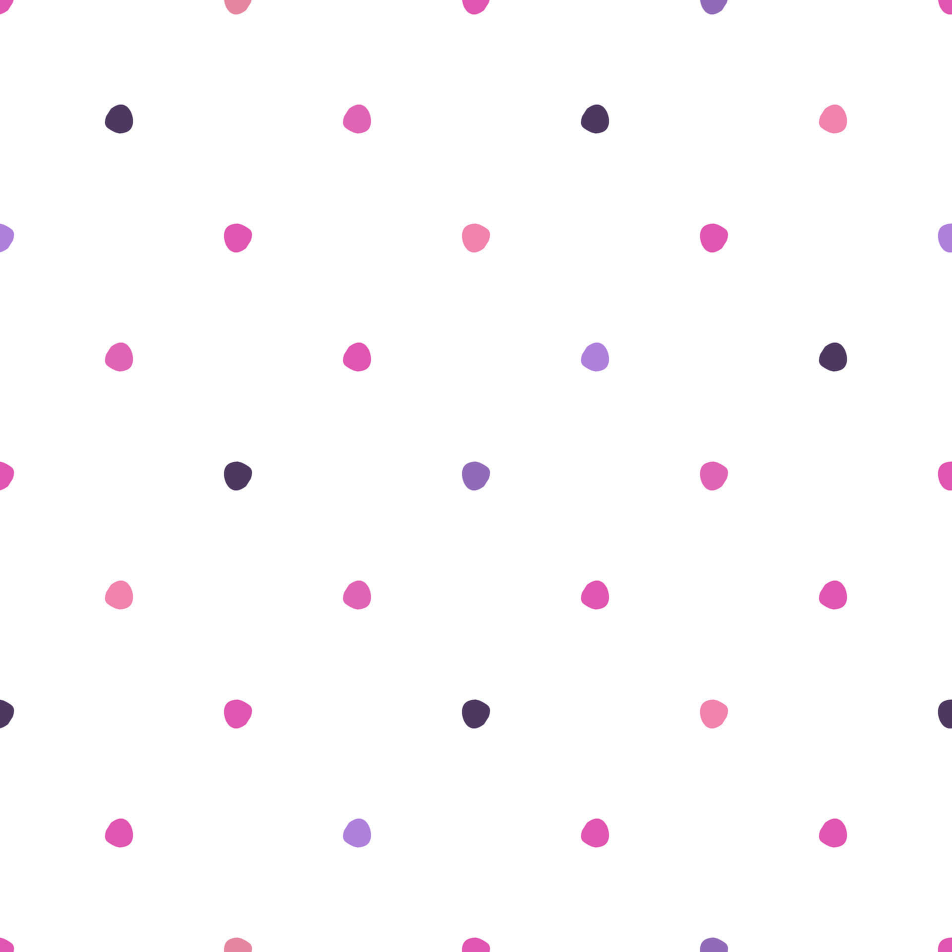 pink and white polka dot, pink purple, dark purple, Full HD Desktop Wallpaper