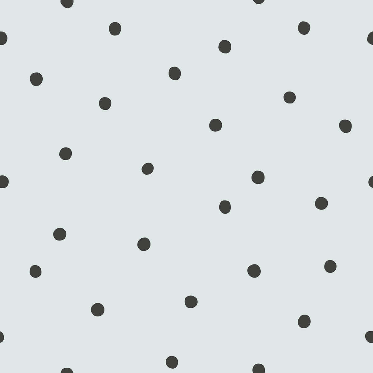 Pink And White Polka Dot, dark gray polka dots, soft light gray background, SD Desktop Wallpaper