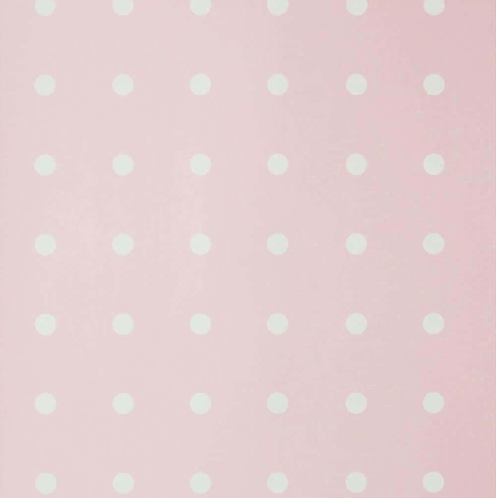 pink polka dot, white dots, mint green polka dots, SD Phone Wallpaper