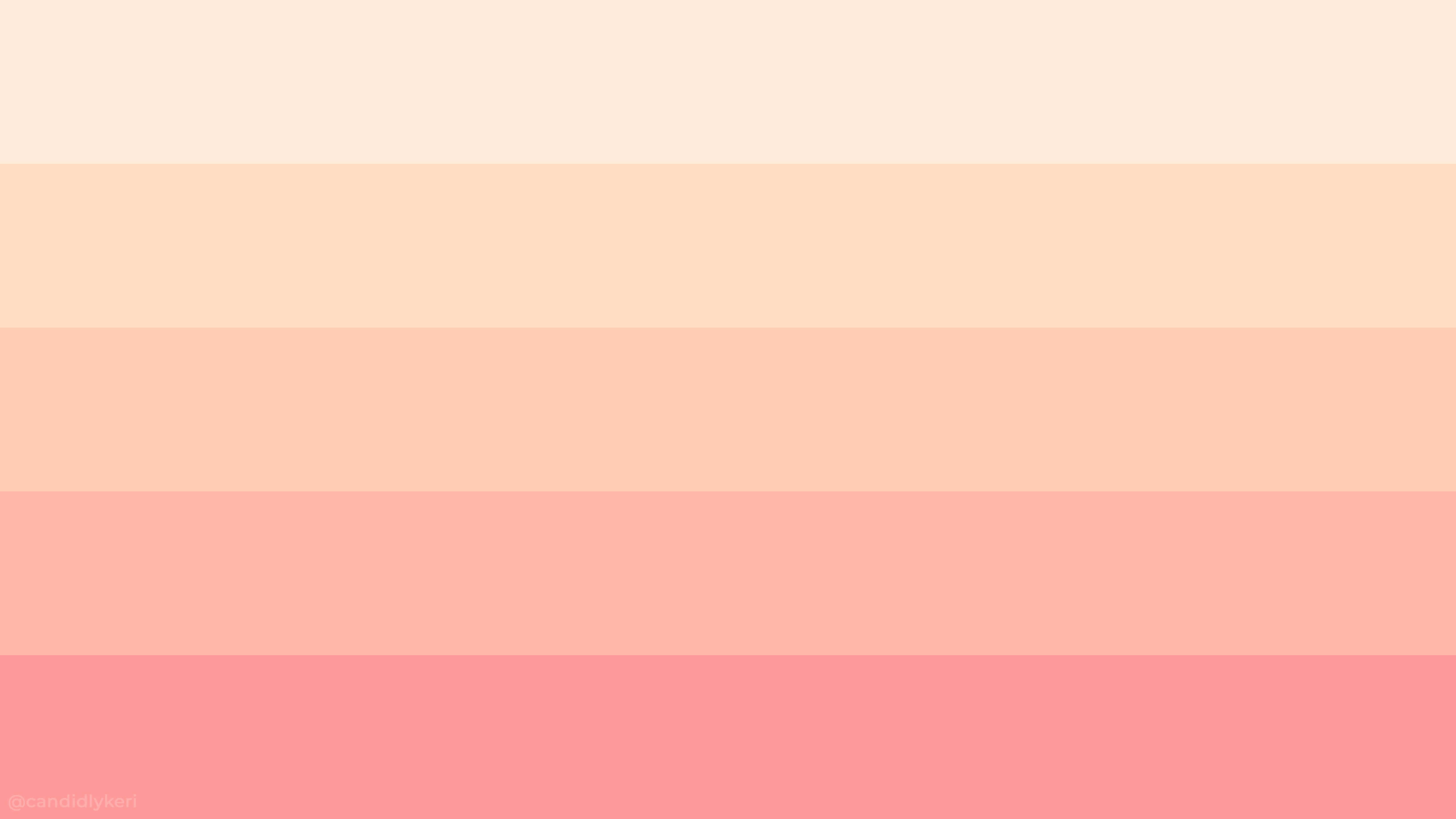 pastel peach, horizontal stripes, light to deep pink, 5K Desktop Wallpaper