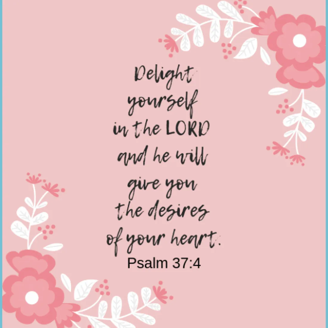 Pink Bible Verse