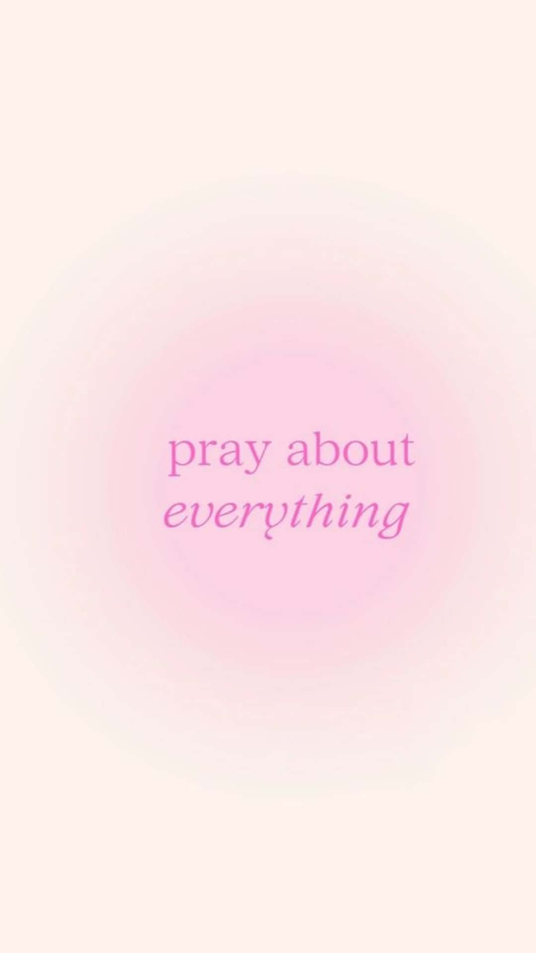 soft pink gradient background, gentle circular glow, centered cursive text, Full HD Phone Wallpaper