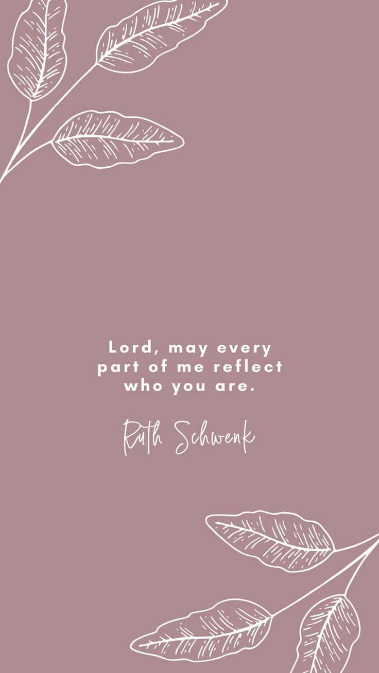 Bible Verse Phone, mauve, white line-drawn leaves, HD Phone Wallpaper