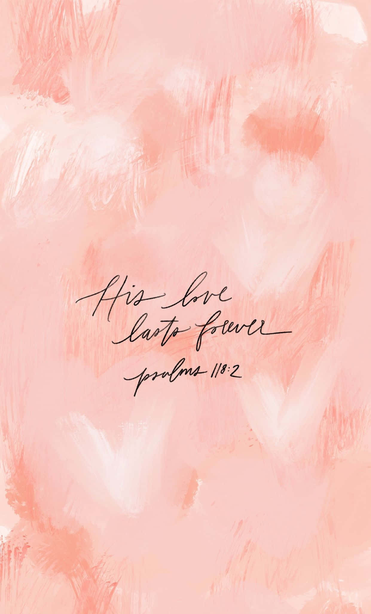 Bible Verse Phone, pink, watercolor wash, Full HD Phone Wallpaper