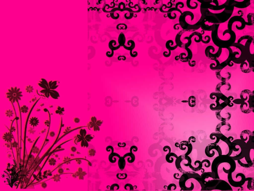 pink, black, white, SD Desktop Wallpaper