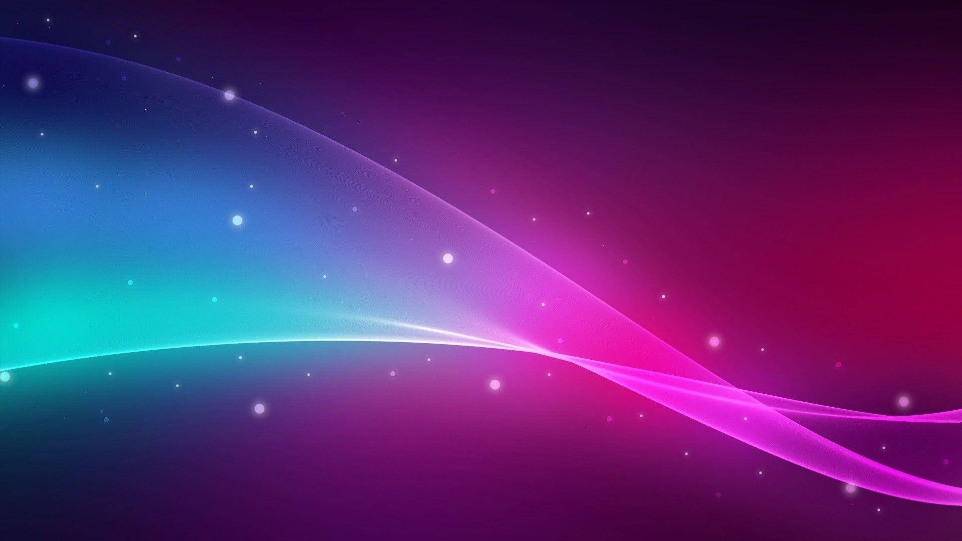 Pink Blue, magical lines, gradient sky, Full HD Desktop Wallpaper