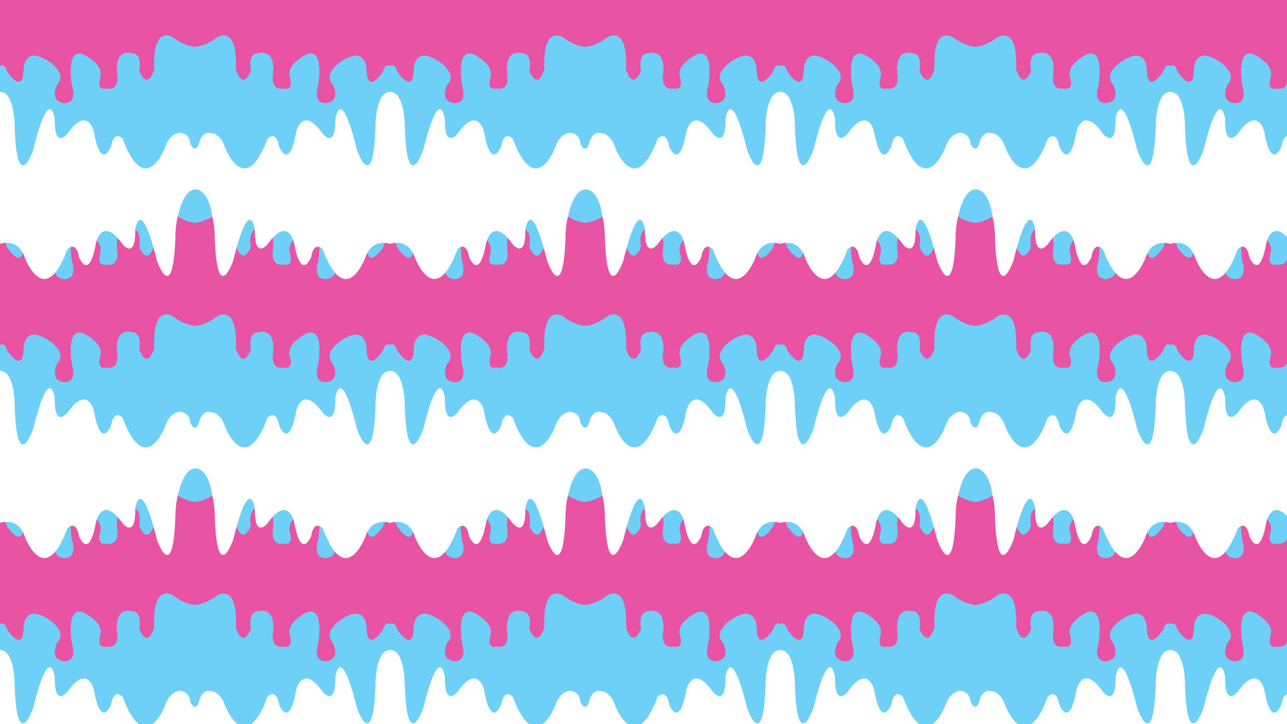 pink, cyan, white bands, 2K Desktop Wallpaper