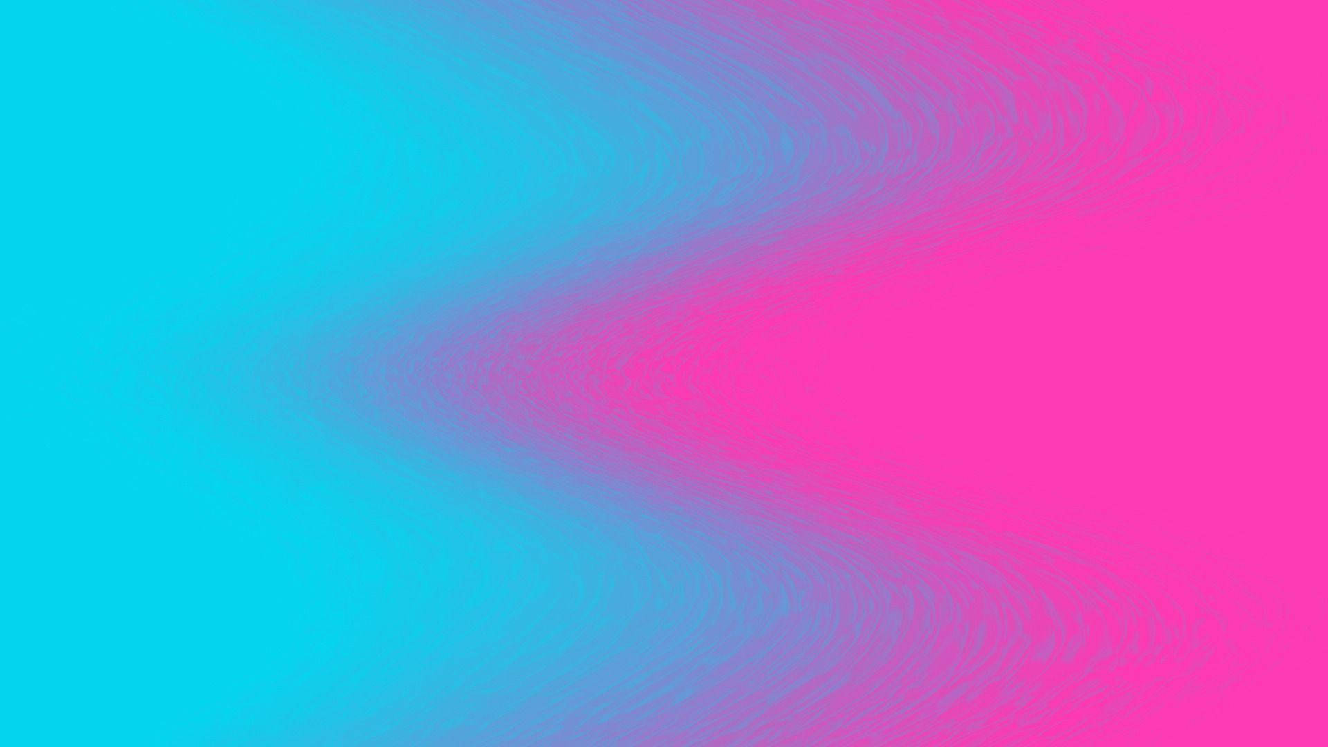 Pink Blue, zigzag gradient, cyan, Full HD Desktop Wallpaper
