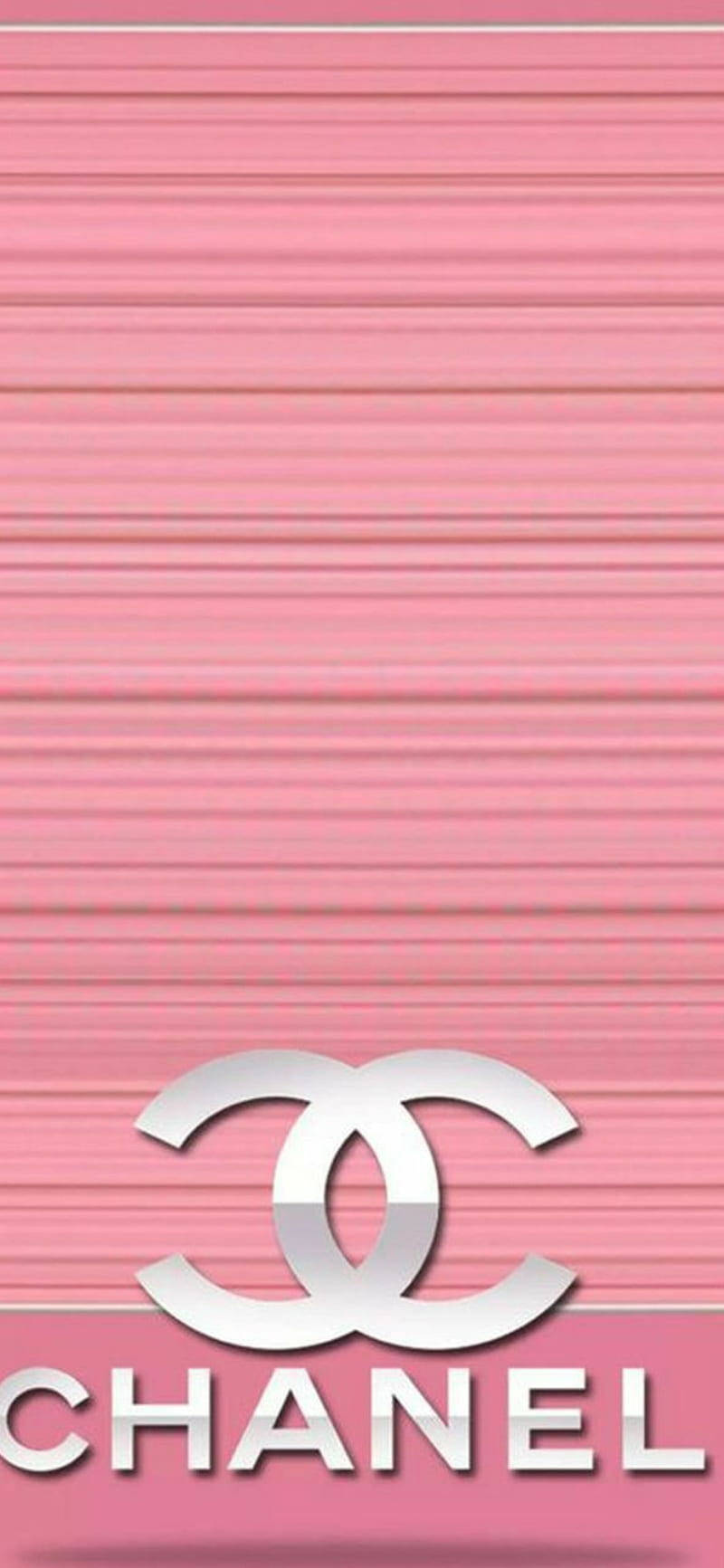 Pink Chanel Logo, Chanel logo, silver, HD Phone Wallpaper