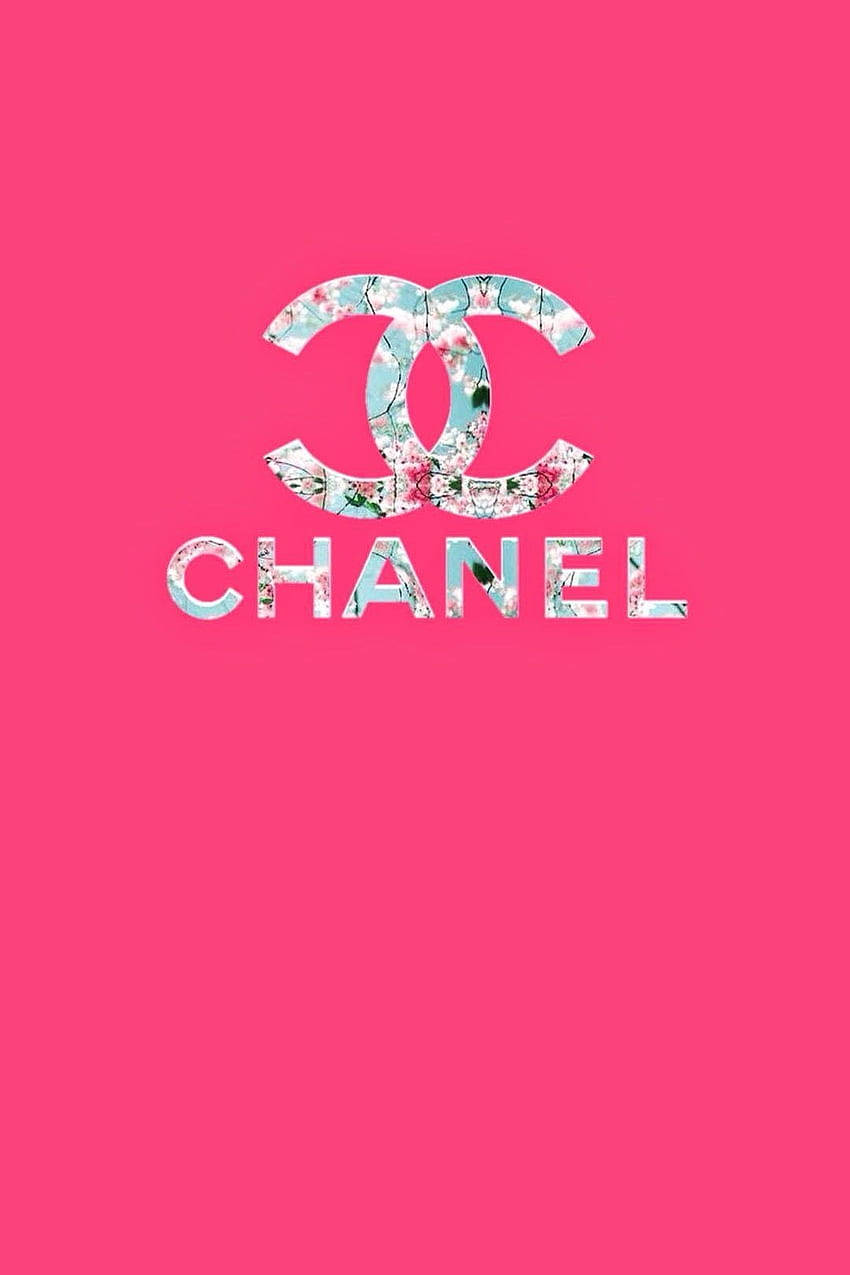 Pink Chanel Logo, Chanel logo, bold pink background, SD Phone Wallpaper