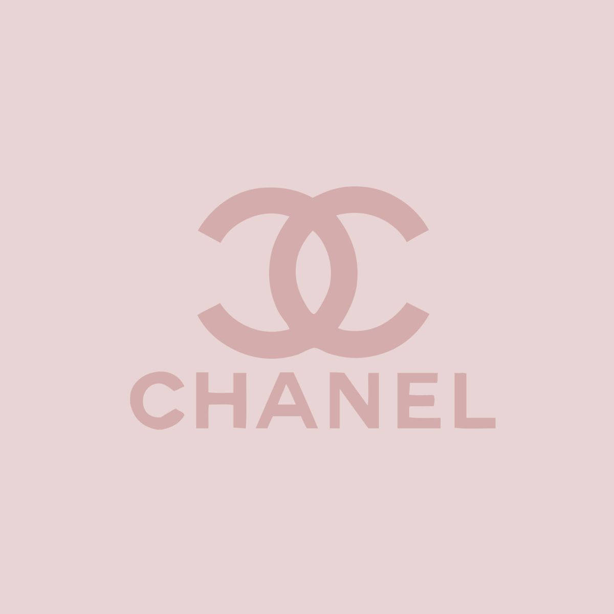Pink Chanel Logo, Chanel, blush background, SD Desktop Wallpaper