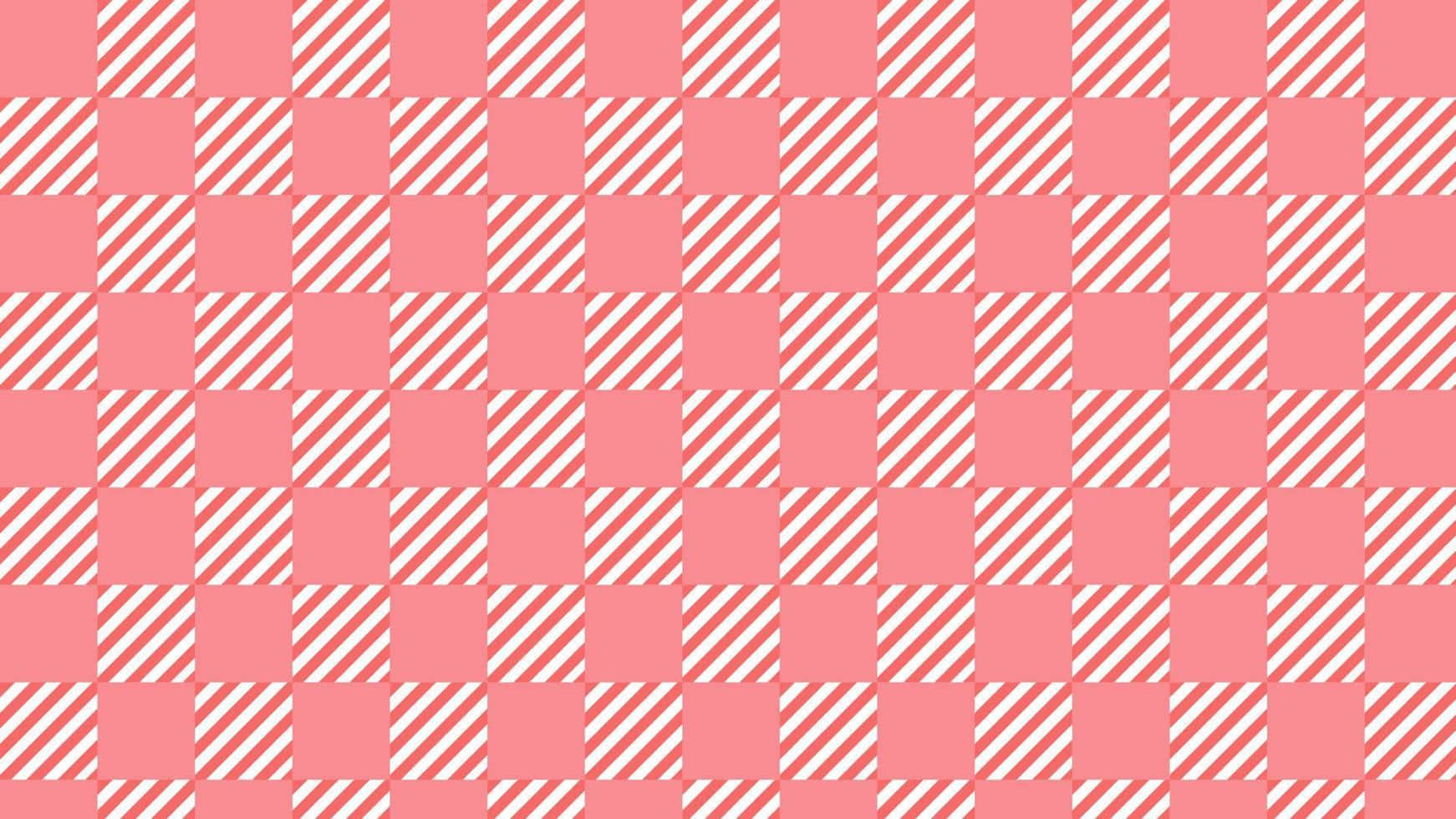 pink squares, diagonal white stripes, repeating pattern, HD Desktop Wallpaper