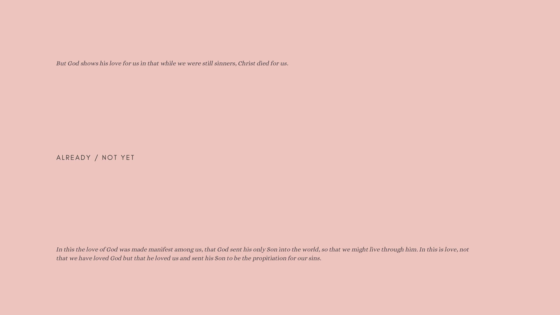 Inspirational Christian Quotes, pink background, minimalist text-based wallpaper, Full HD Desktop Wallpaper