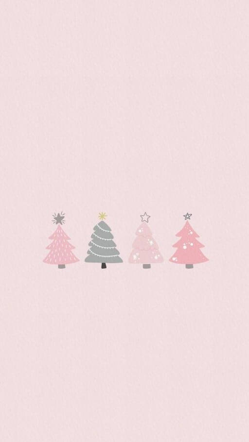 pastel pink, gray, star toppers, SD Phone Wallpaper