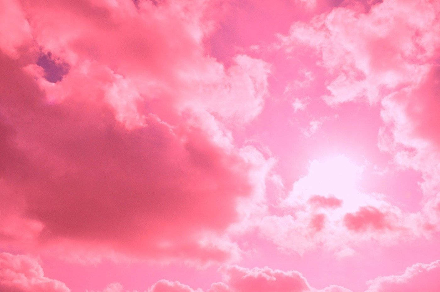 Pink Cloud, pink sky, soft pink clouds, HD Desktop Wallpaper