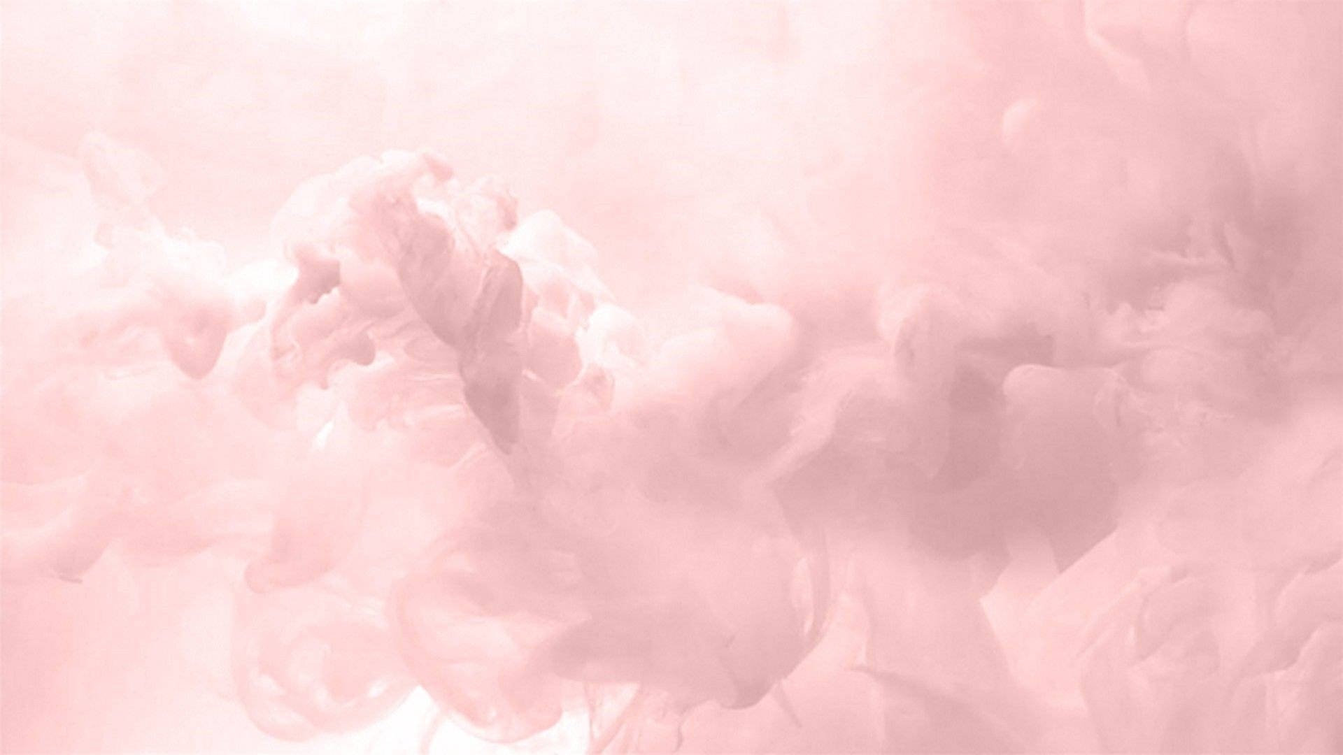 Pale Pink Cloud, soft pink ink, clear water, Full HD Desktop Wallpaper