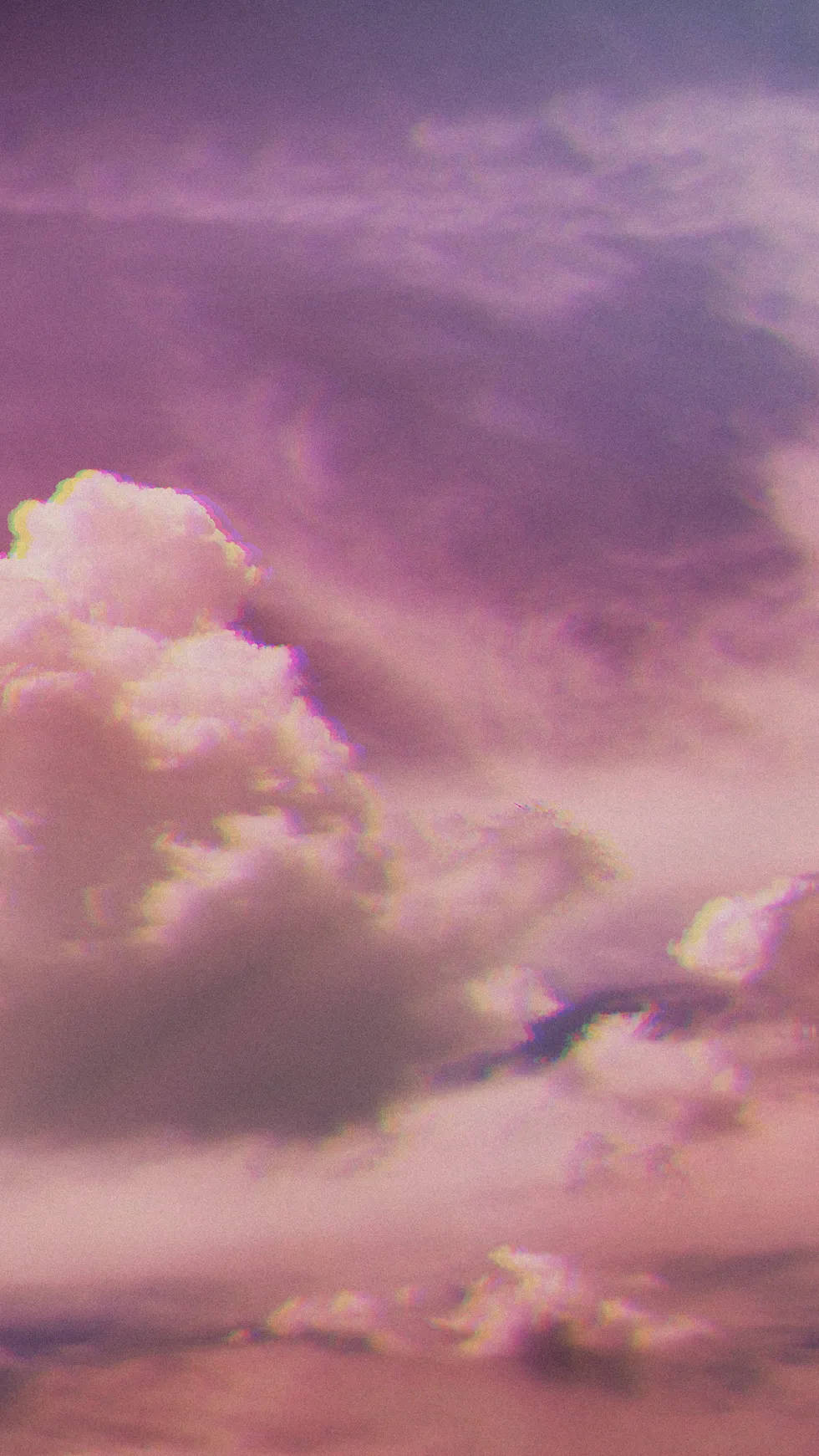 vintage aesthetic, pink sky, soft pink clouds, HD Phone Wallpaper