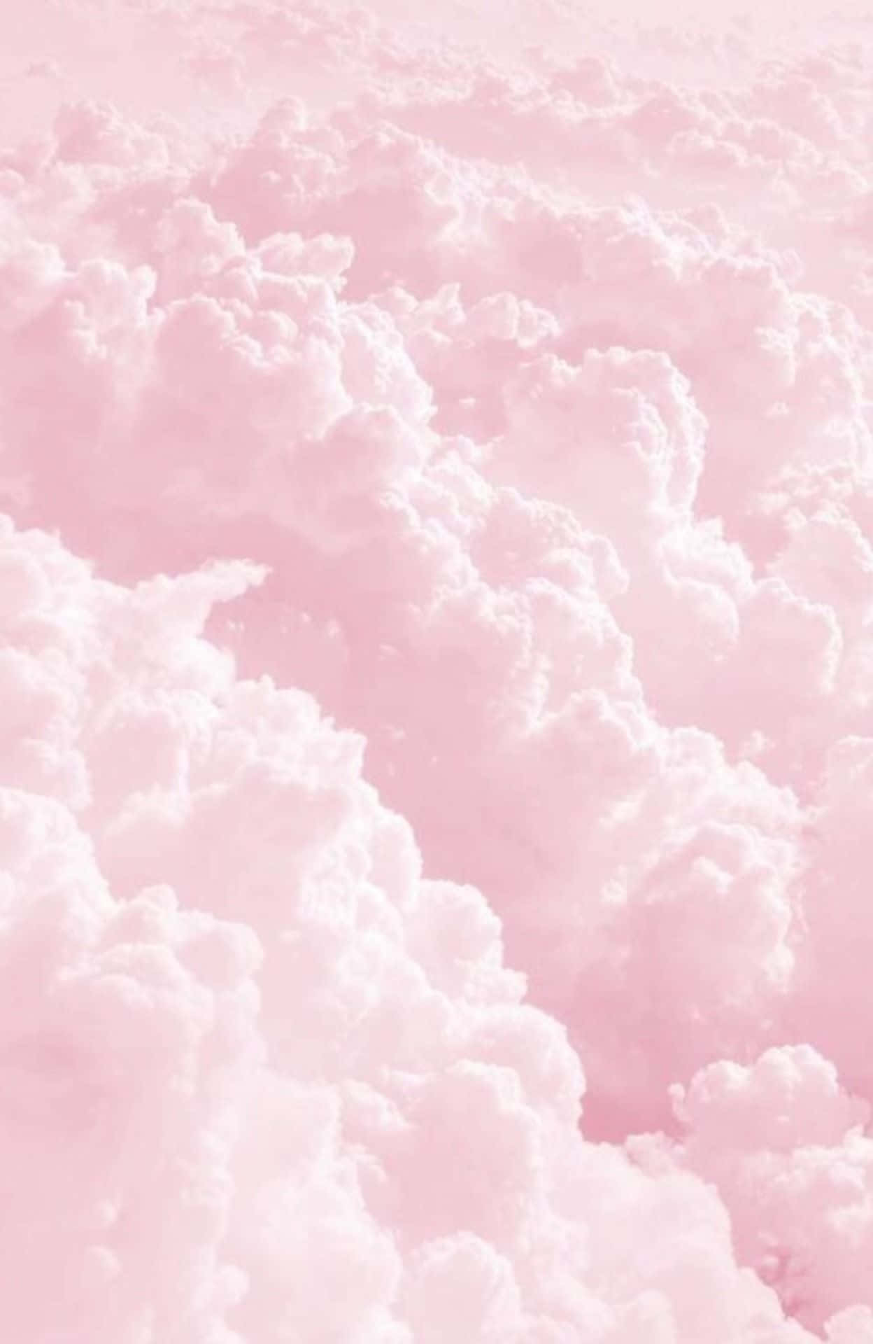 pink, white, cloud formation, Full HD Phone Wallpaper