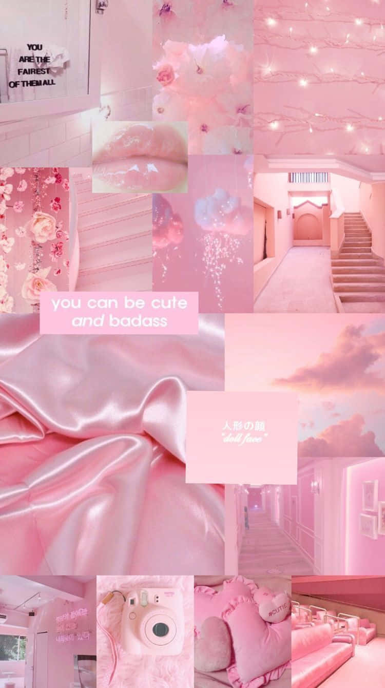 satin fabric lips, cherry blossoms, staircases, HD Phone Wallpaper