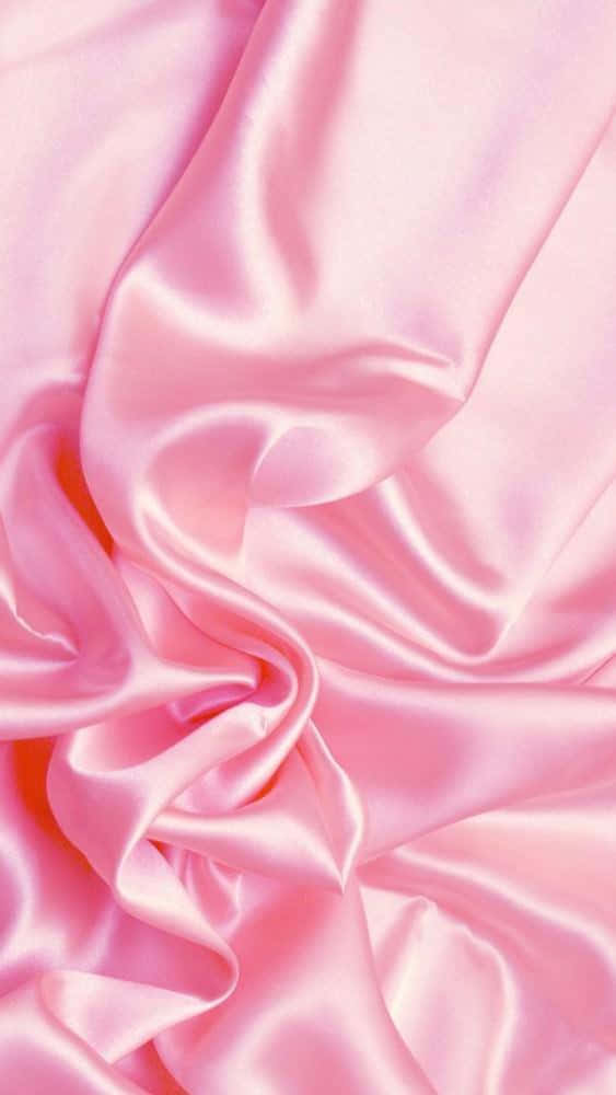 Pink Cool Aesthetic, soft pink satin, shiny highlights, SD Phone Wallpaper