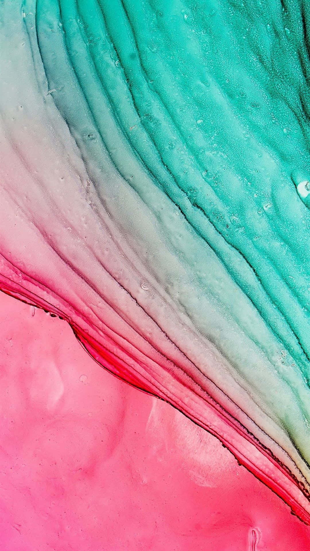 Pink Cotton Candy, vibrant abstract fluid art, flowing pink teal and gray gradients, Full HD Phone Wallpaper