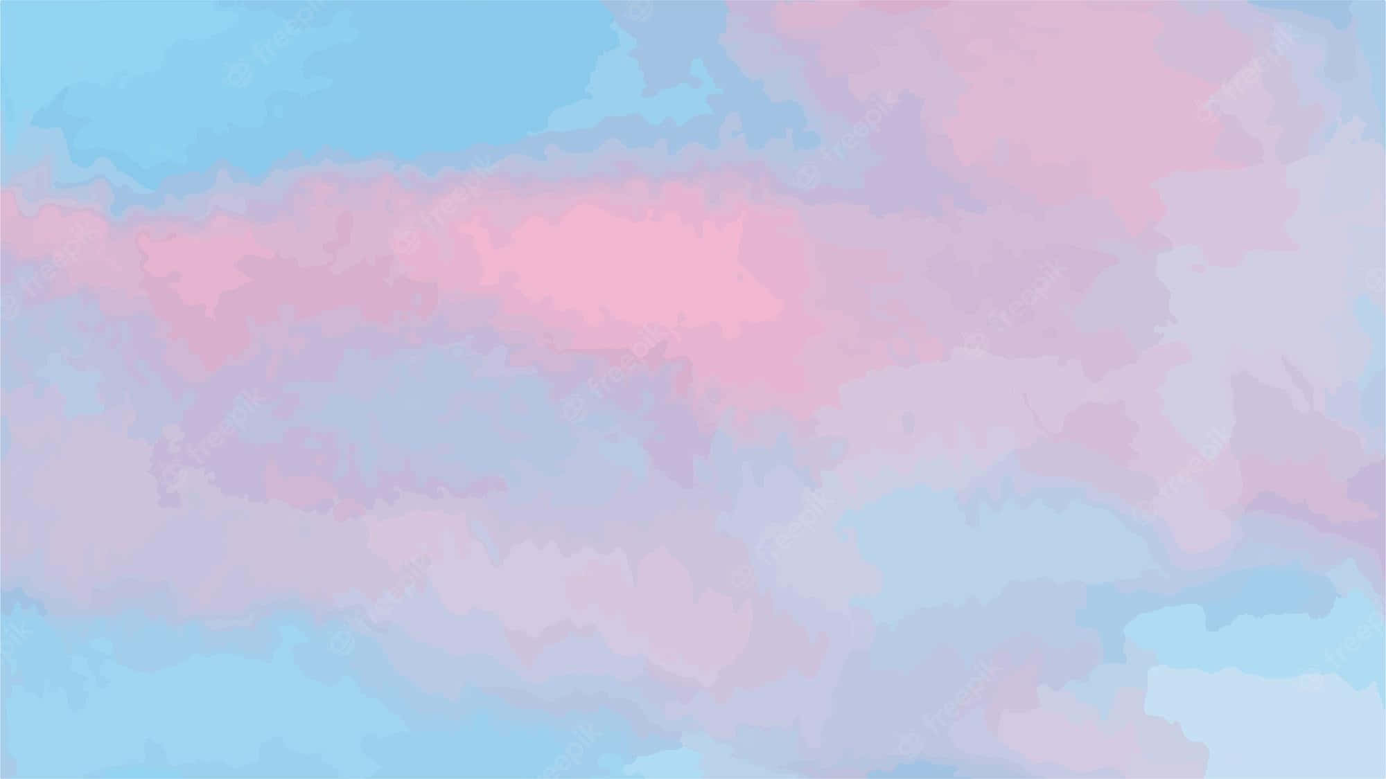Pink Cotton Candy, pastel clouds, pink lavender, Full HD Desktop Wallpaper