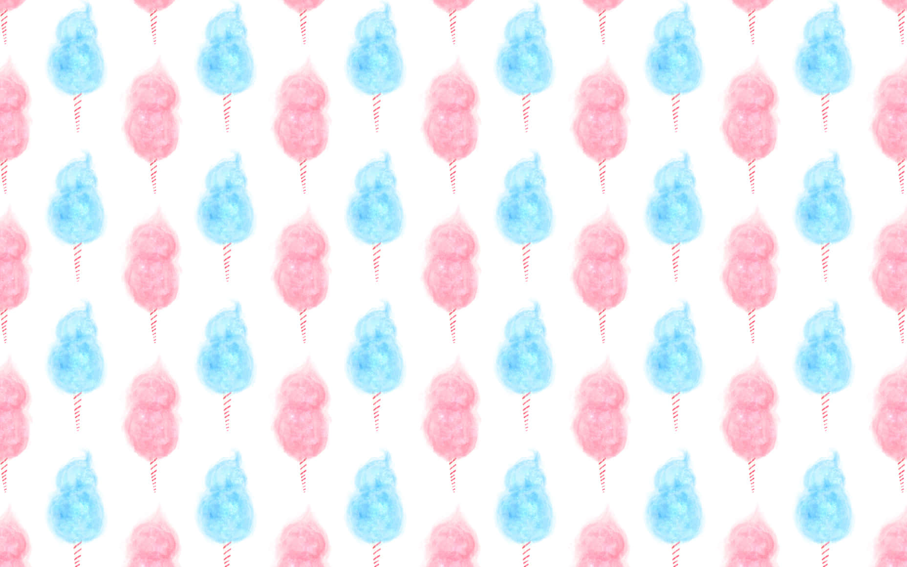 pink cotton candy, blue cotton candy, striped sticks, HD Desktop Wallpaper