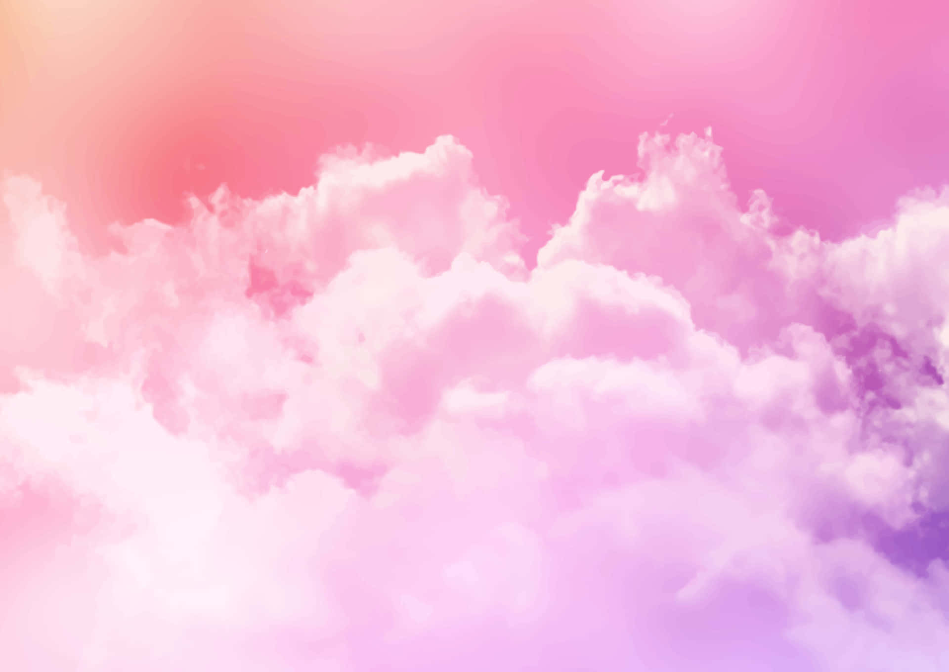 pink, purple, clouds, Full HD Desktop Wallpaper