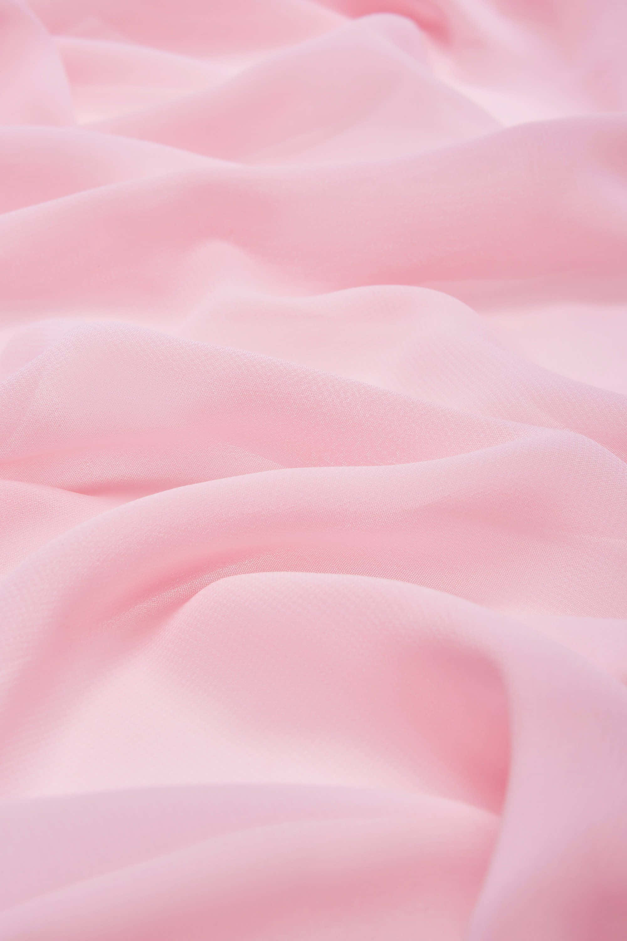 Pink Cotton Candy, soft pink fabric, gentle folds, 2K Phone Wallpaper