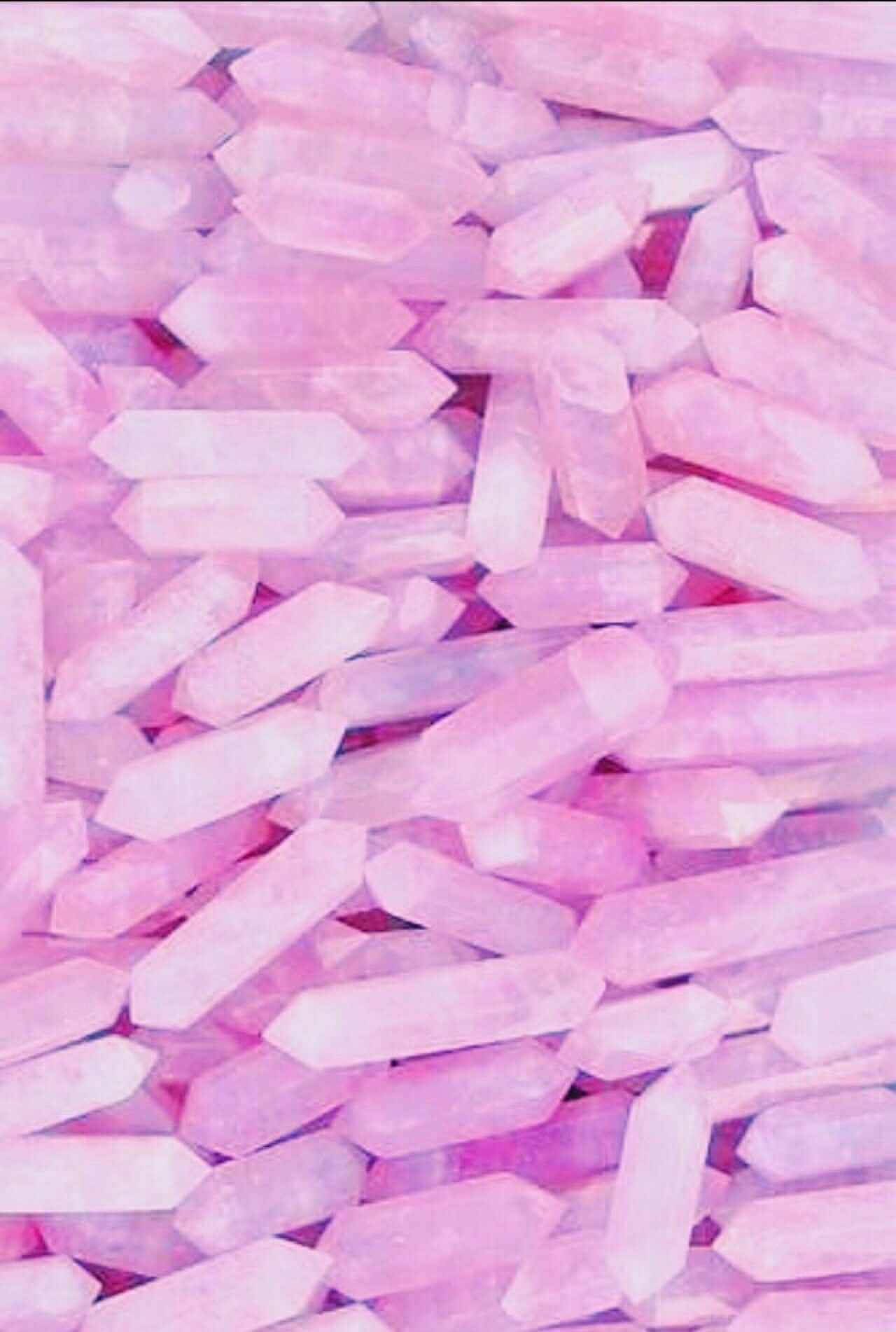 Pastel Pink Crystal, soft pink quartz crystals, gentle light, HD Phone Wallpaper