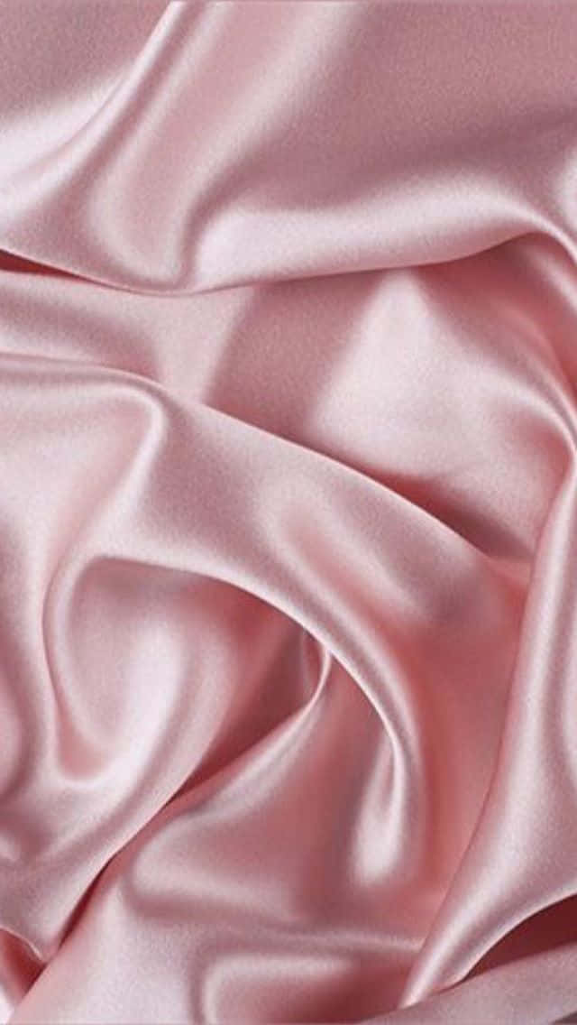 pink satin fabric, smooth texture, gentle folds, SD Phone Wallpaper