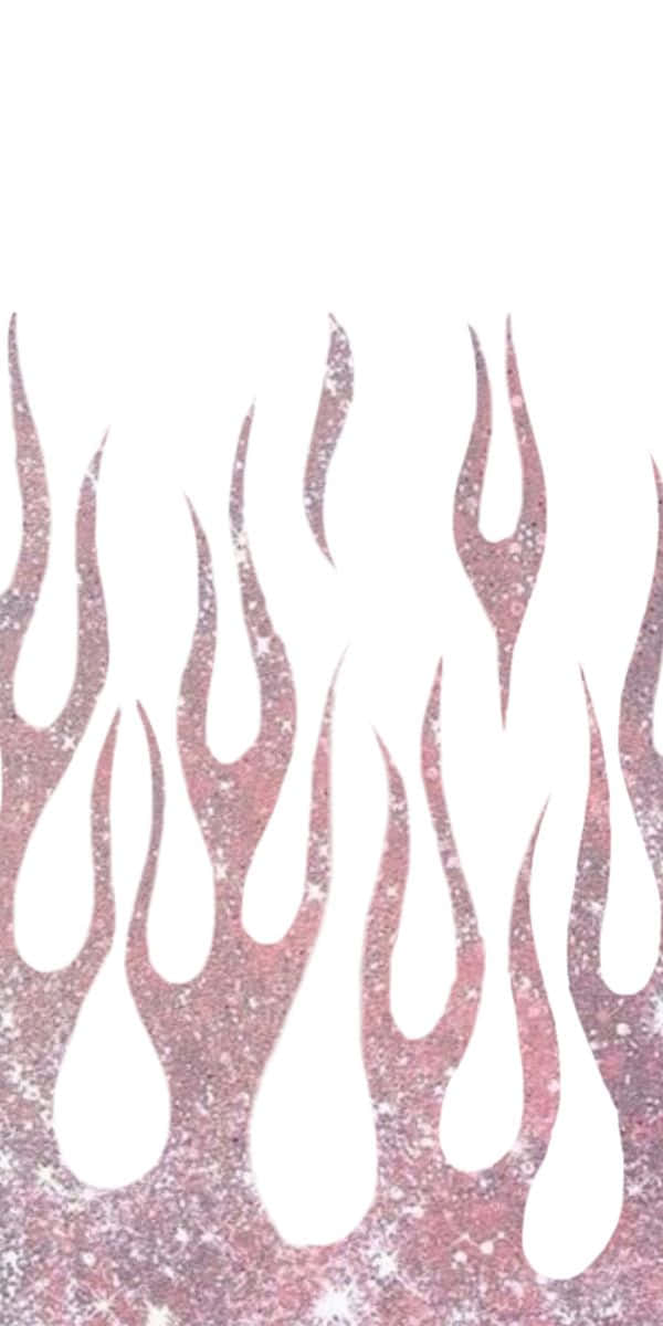 pink flames, white background, pink glittery flame, SD Phone Wallpaper