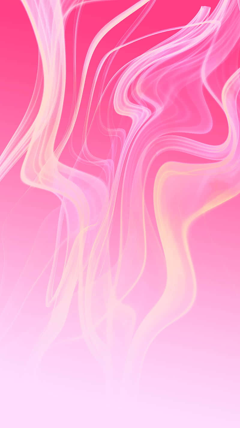 Pink Flames, soft pink, yellow smoke, HD Phone Wallpaper