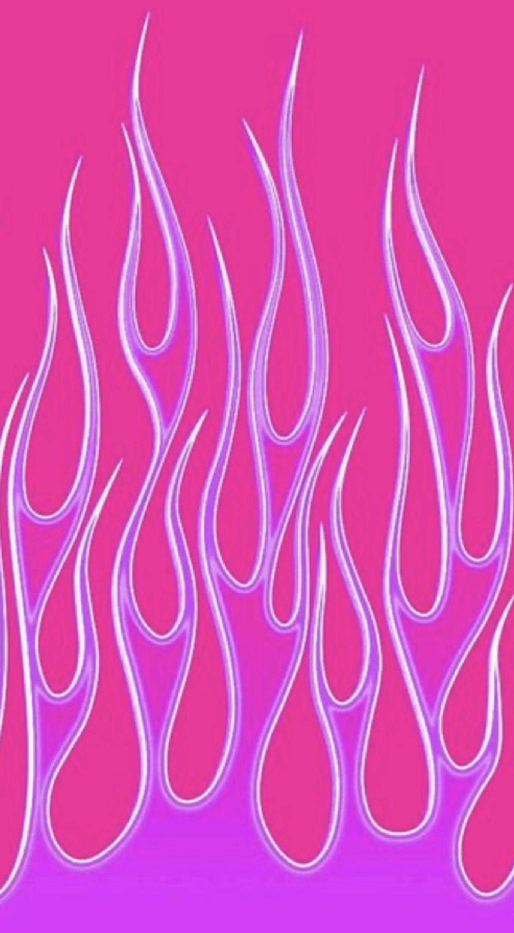 pink neon aesthetic, pink background, pink and purple flames, HD Phone Wallpaper