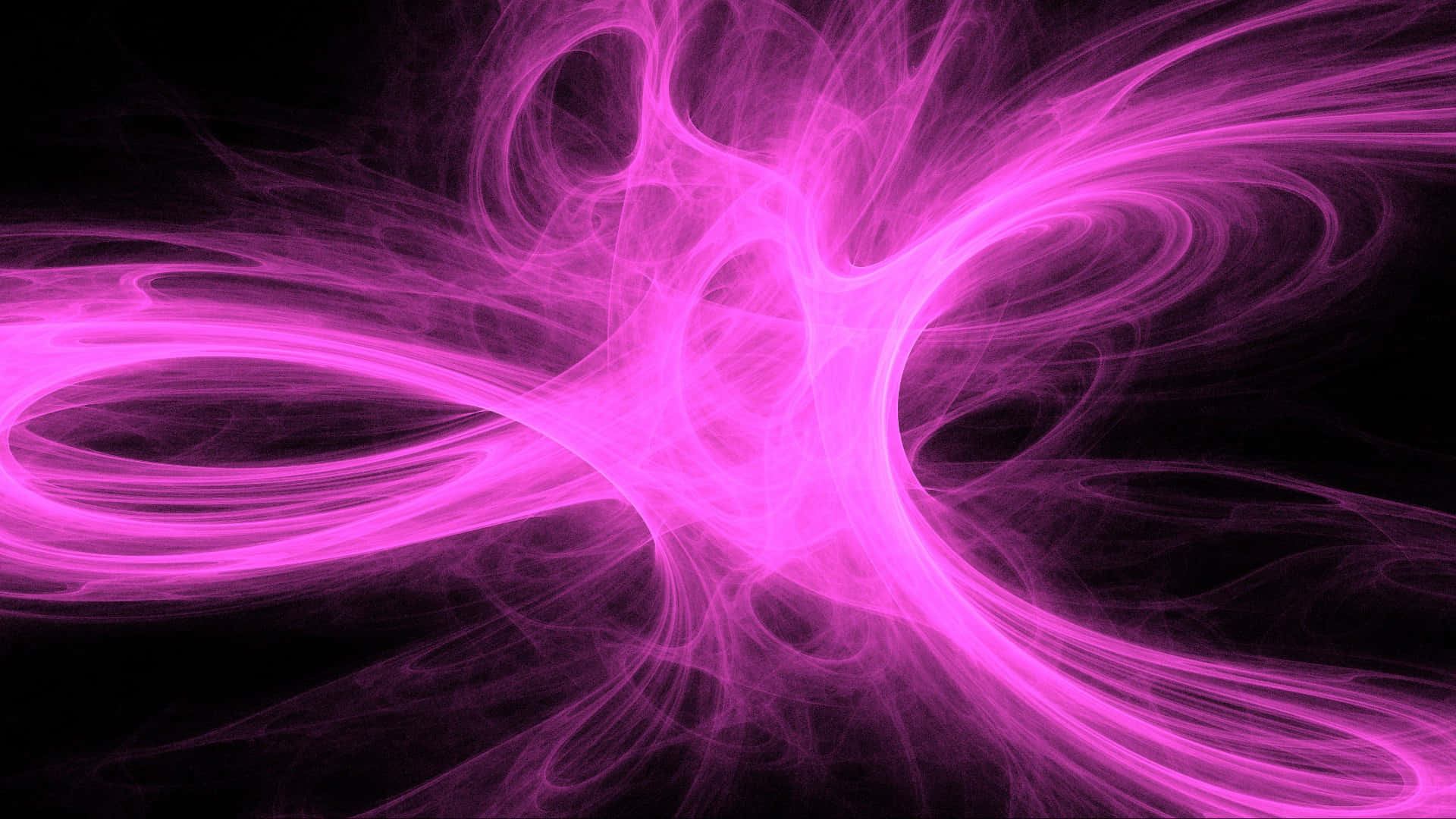 pink flames, vibrant pink, fractal energy, Full HD Desktop Wallpaper